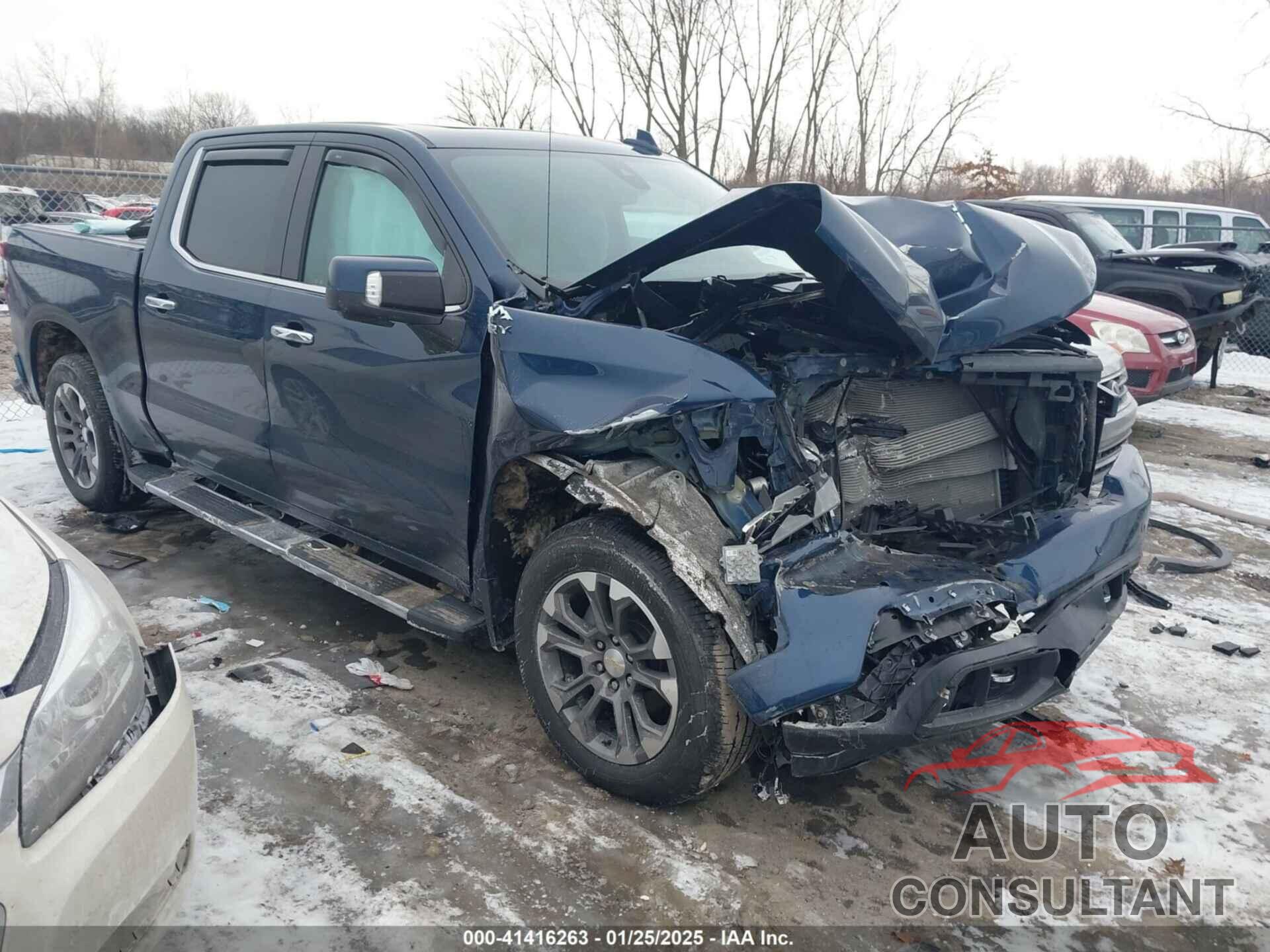 CHEVROLET SILVERADO 1500 2021 - 3GCUYHEL4MG109882
