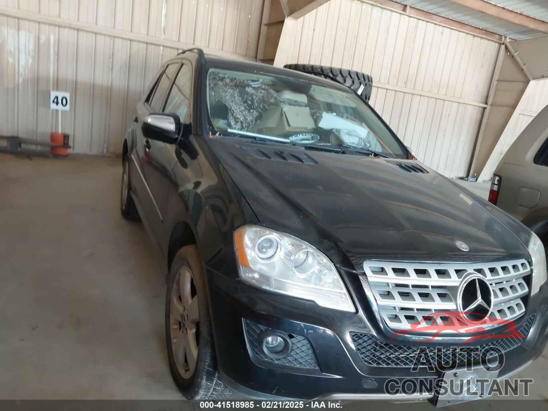 MERCEDES-BENZ ML 350 2009 - 4JGBB86E69A463834