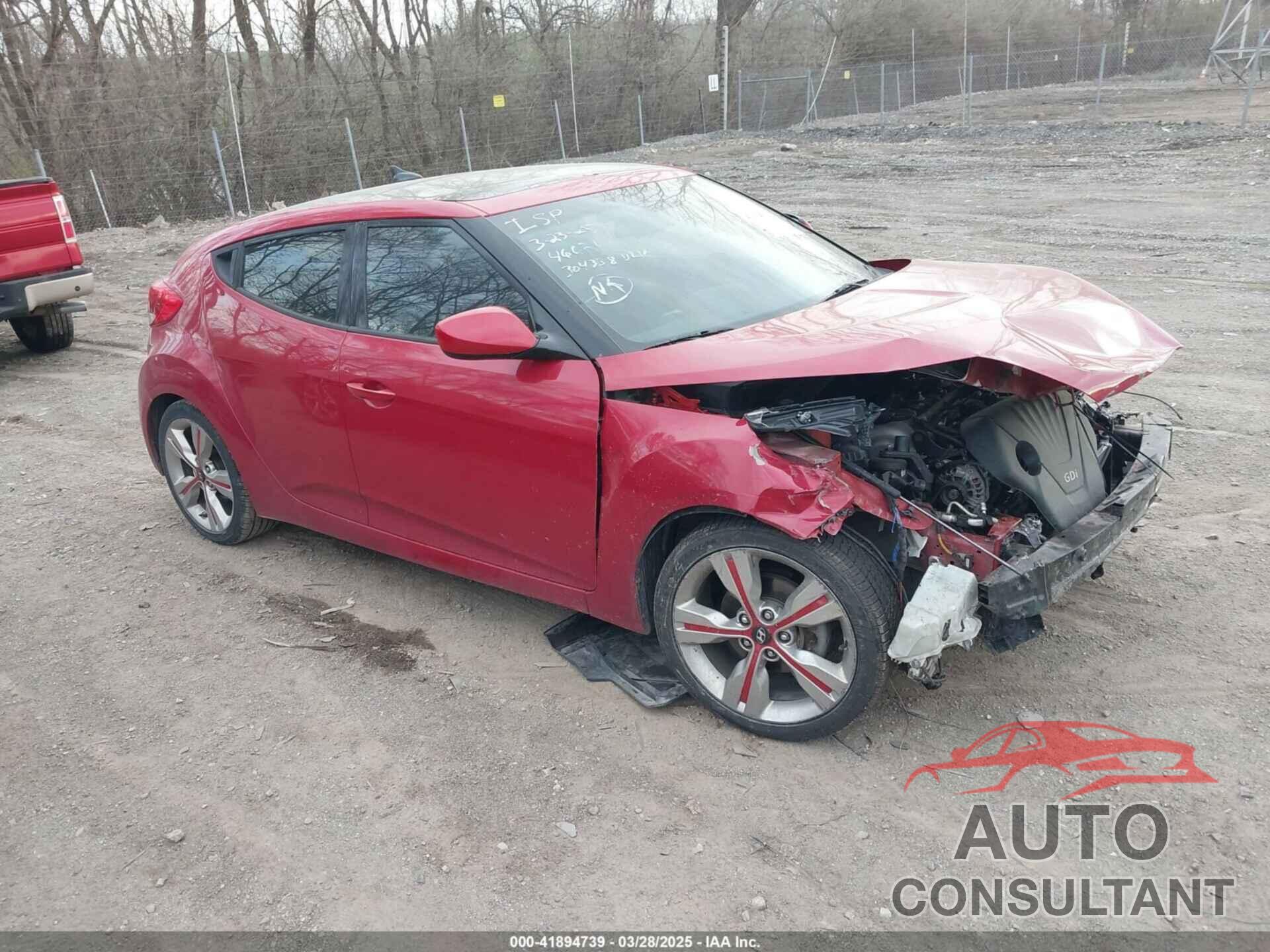 HYUNDAI VELOSTER 2016 - KMHTC6AD0GU304338