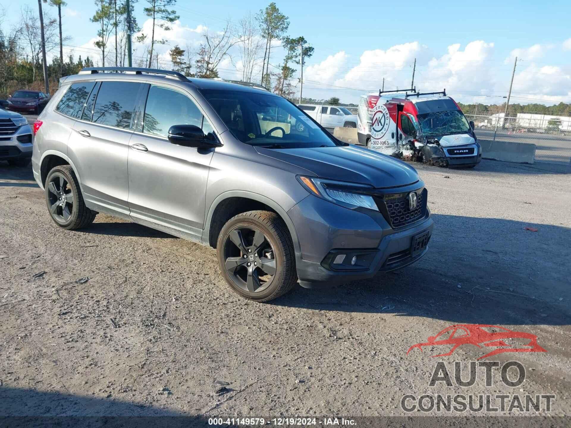 HONDA PASSPORT 2019 - 5FNYF8H03KB005881