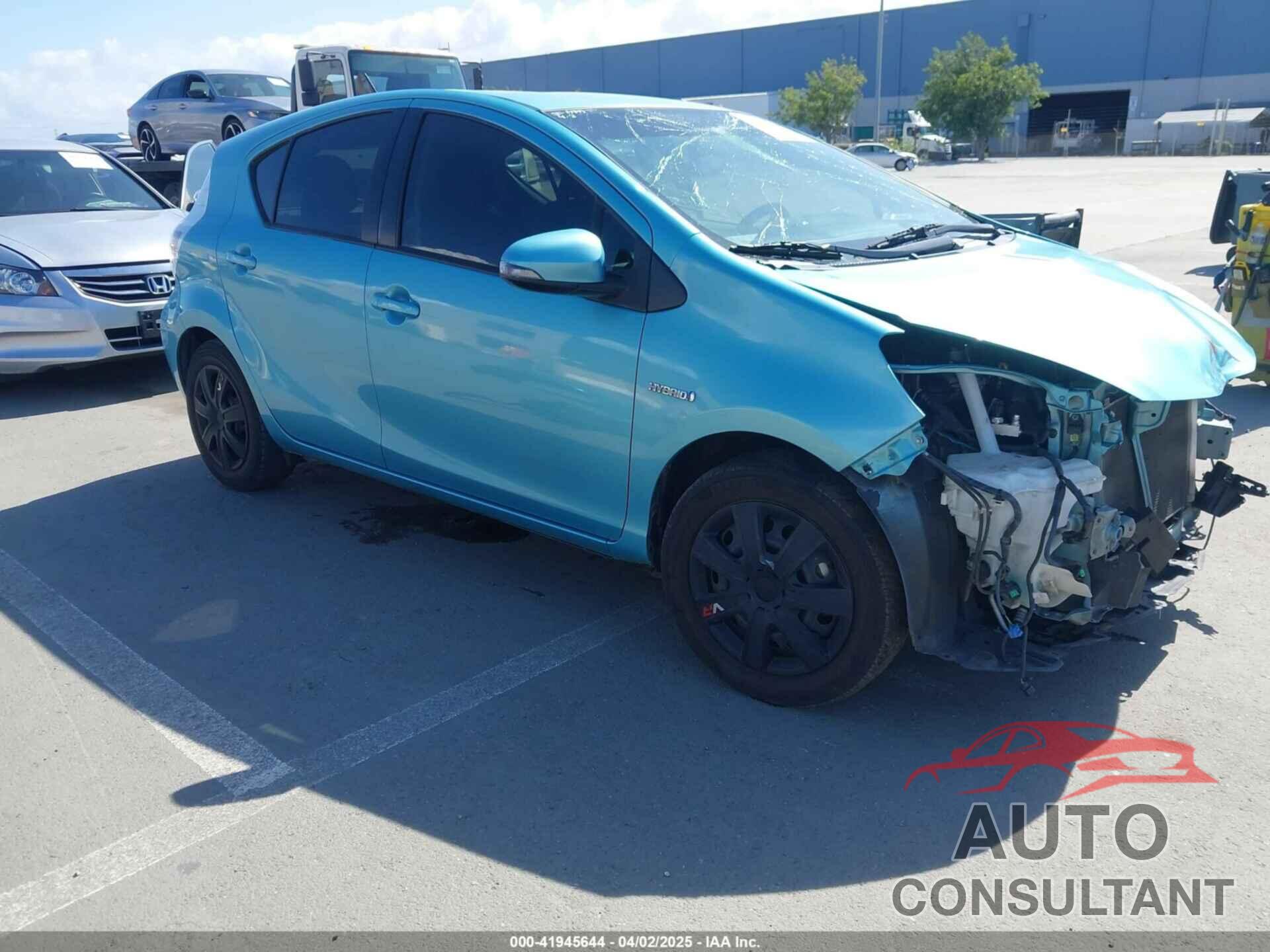 TOYOTA PRIUS C 2012 - JTDKDTB3XC1028344