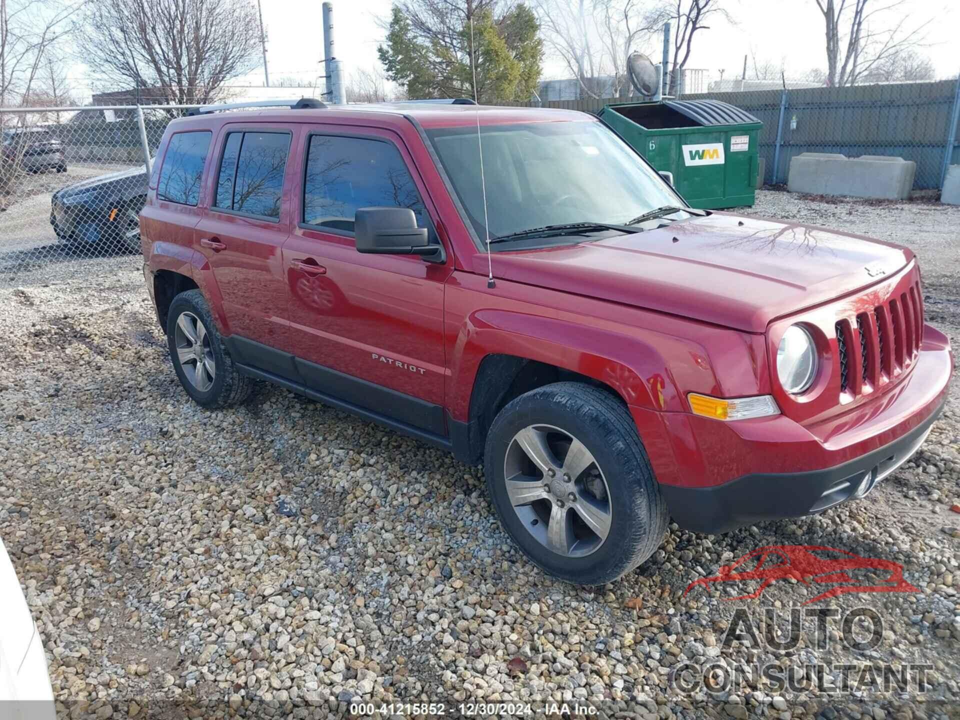 JEEP PATRIOT 2016 - 1C4NJRFB4GD814834