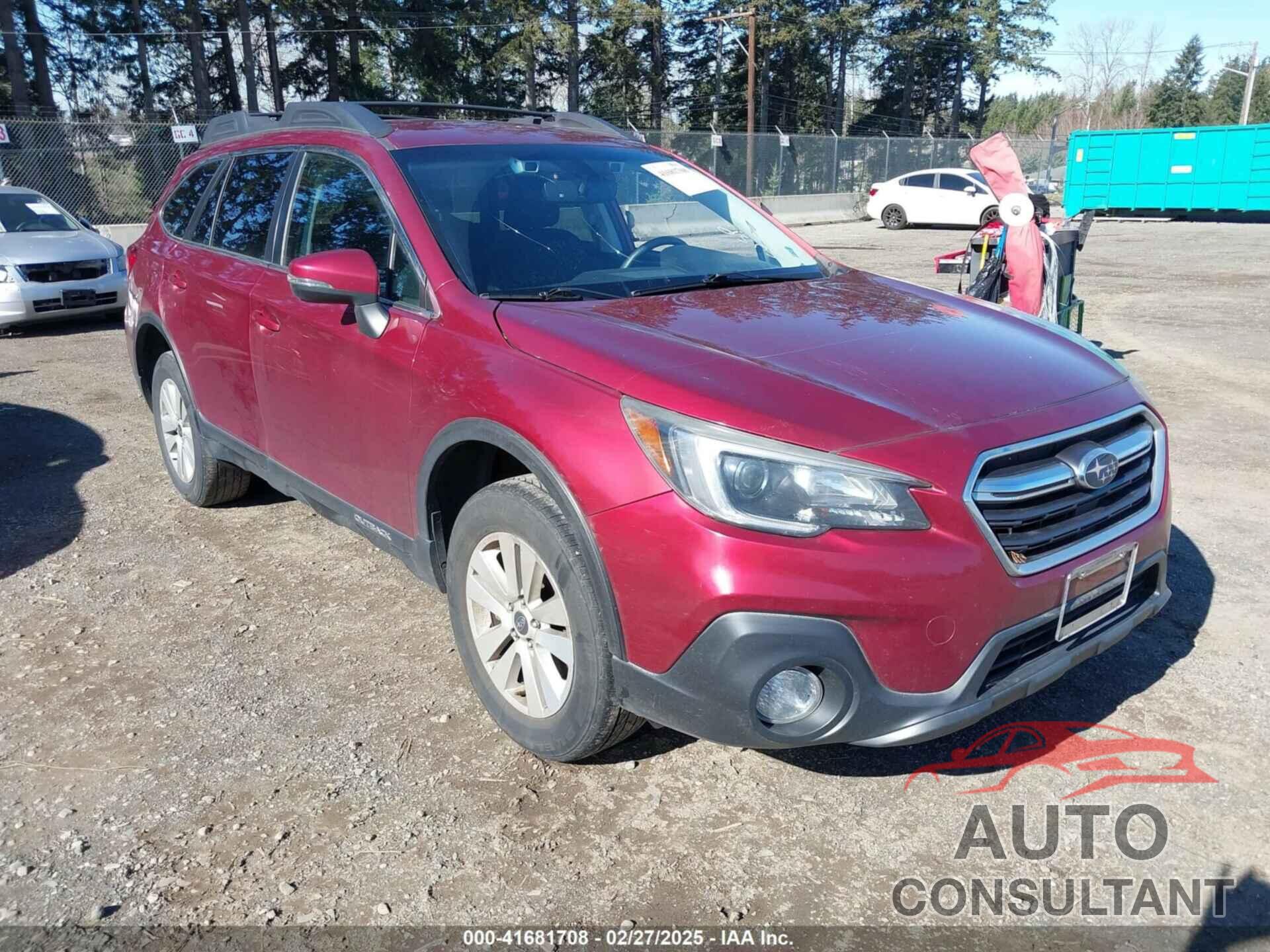 SUBARU OUTBACK 2019 - 4S4BSAFC6K3318468