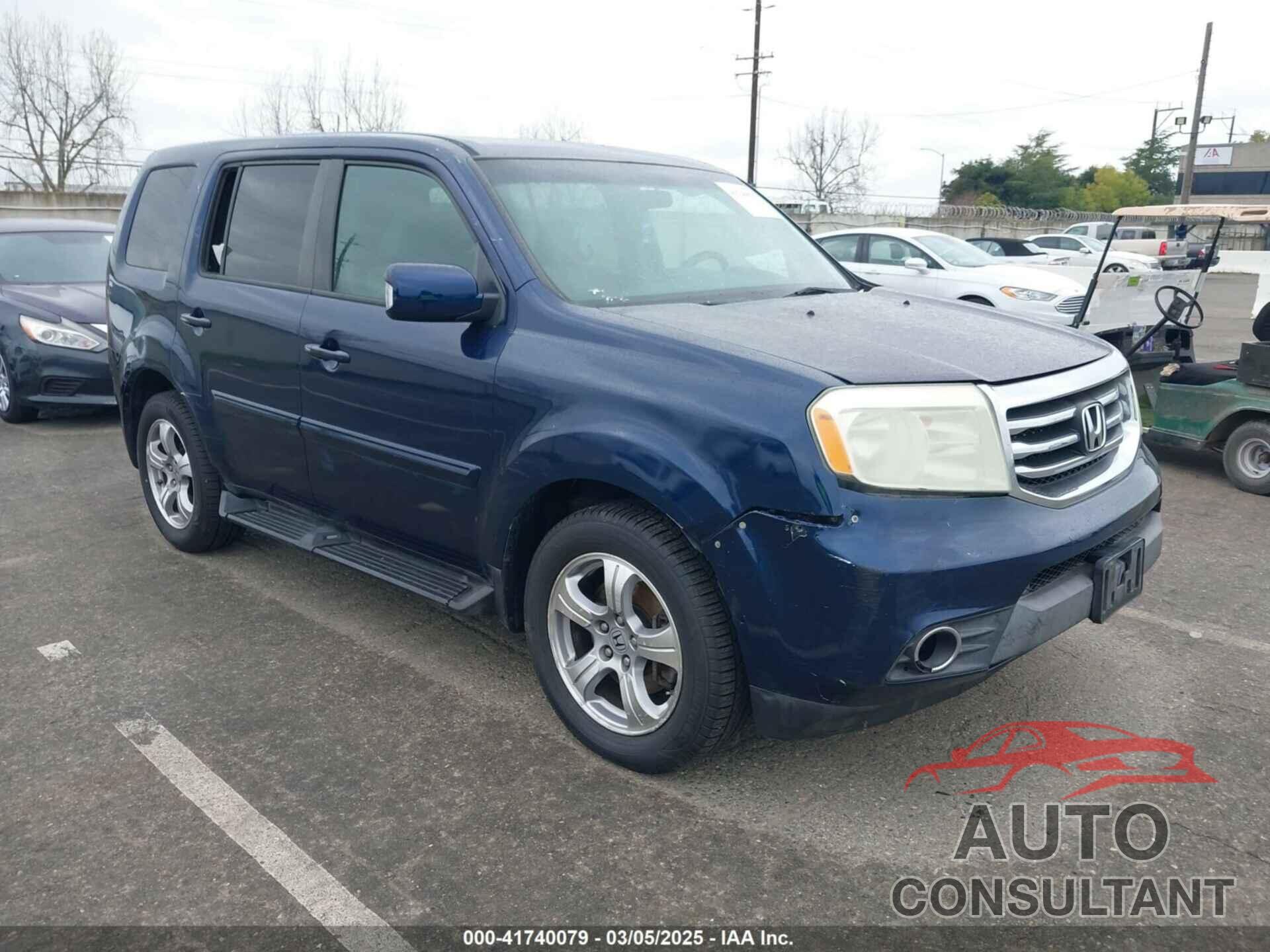 HONDA PILOT 2013 - 5FNYF3H48DB022734
