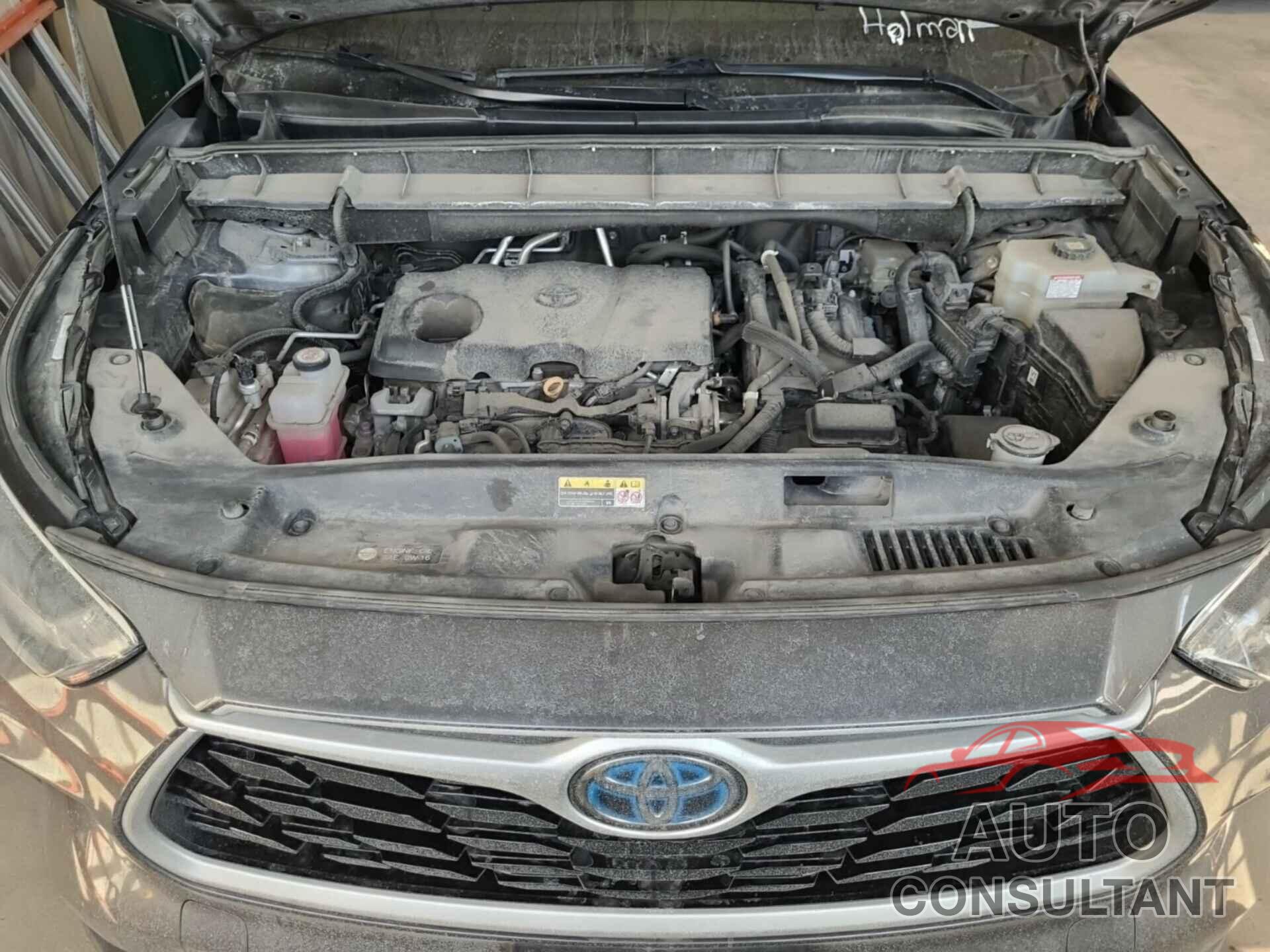 TOYOTA HIGHLANDER 2021 - 5TDZARAH5MS507136