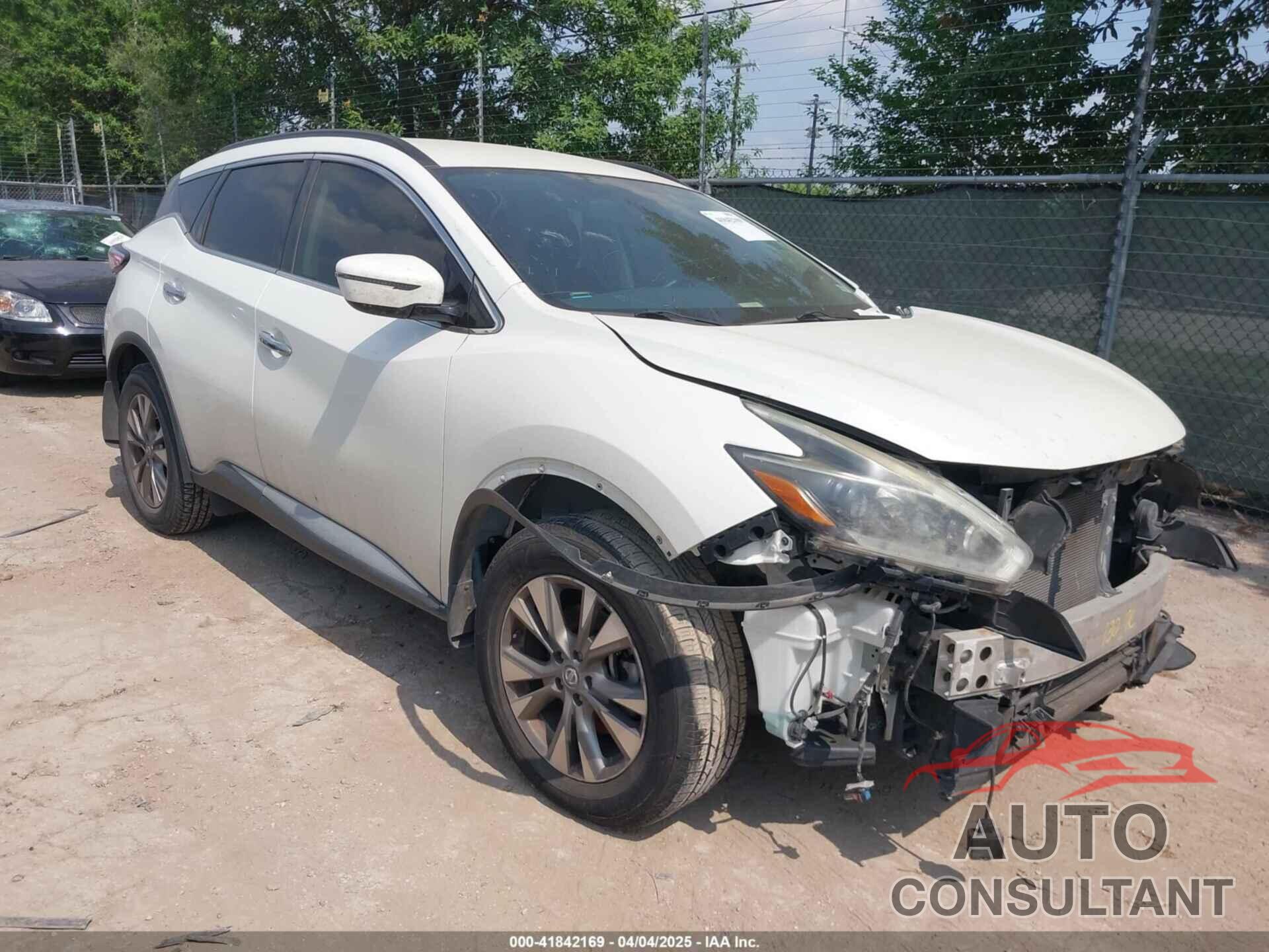 NISSAN MURANO 2018 - 5N1AZ2MG8JN201397