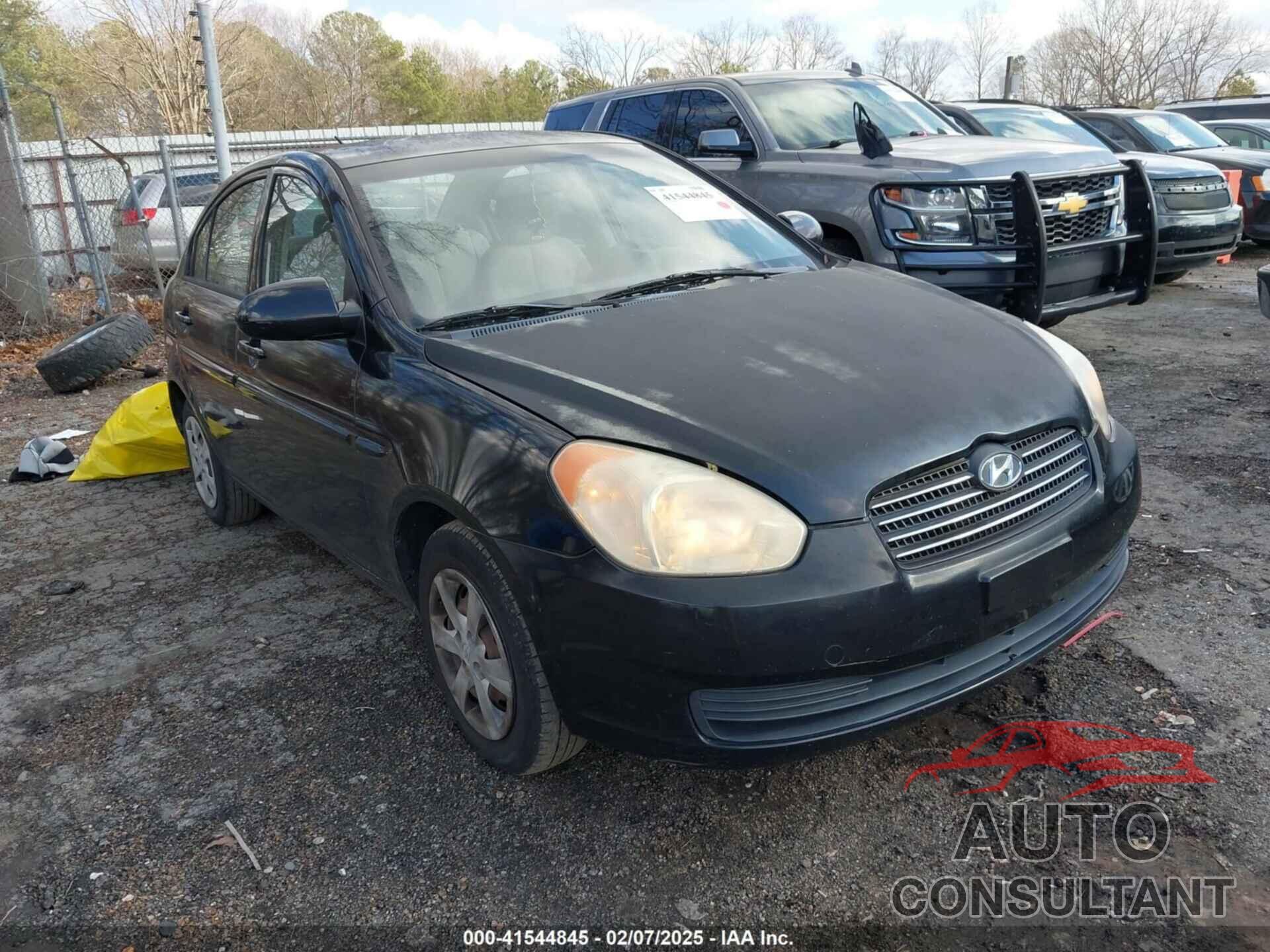HYUNDAI ACCENT 2009 - KMHCN46C29U350013