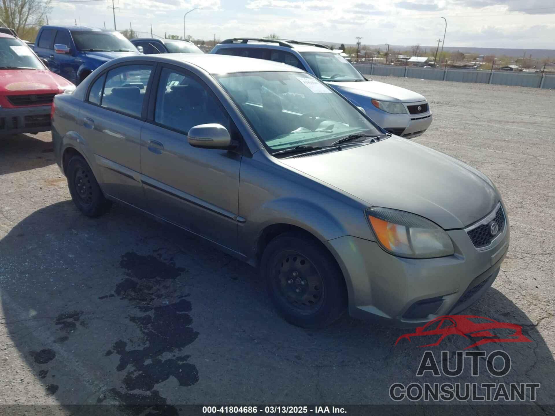 KIA RIO 2010 - KNADH4A34A6674027