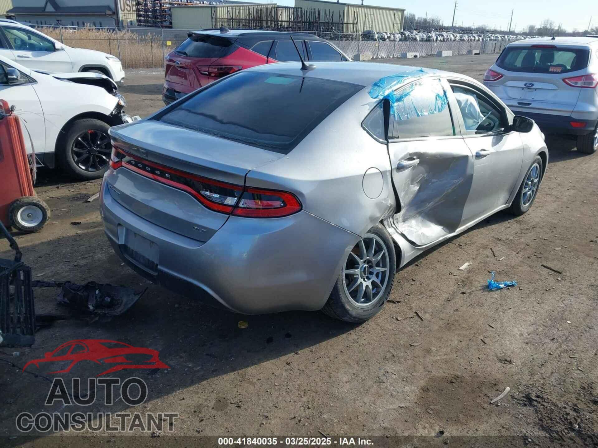 DODGE DART 2015 - 1C3CDFBB4FD267005