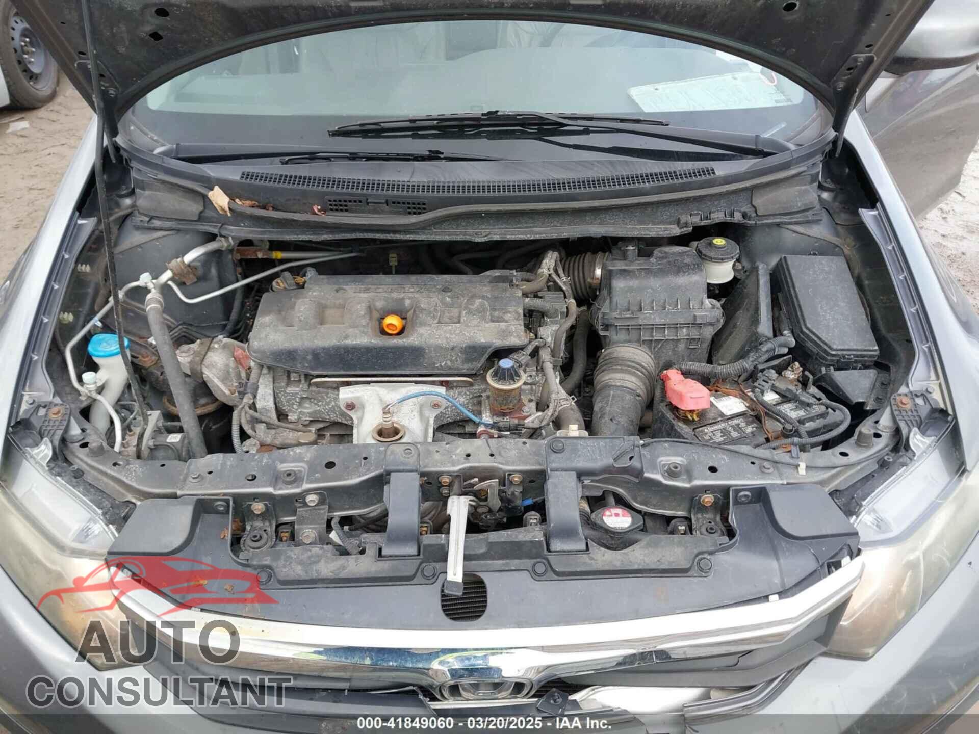 HONDA CIVIC 2012 - 19XFB2F91CE001028