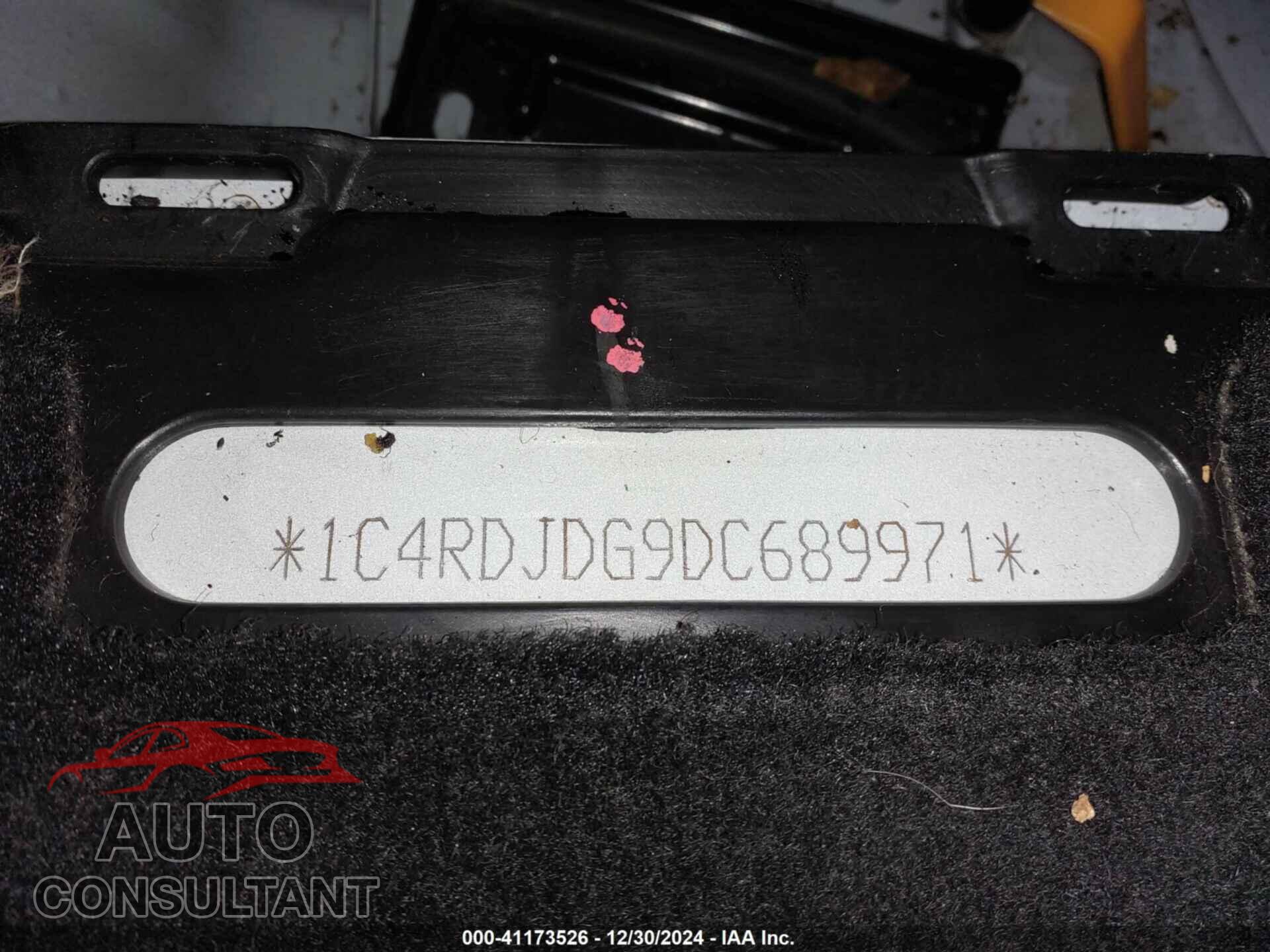 DODGE DURANGO 2013 - 1C4RDJDG9DC689971
