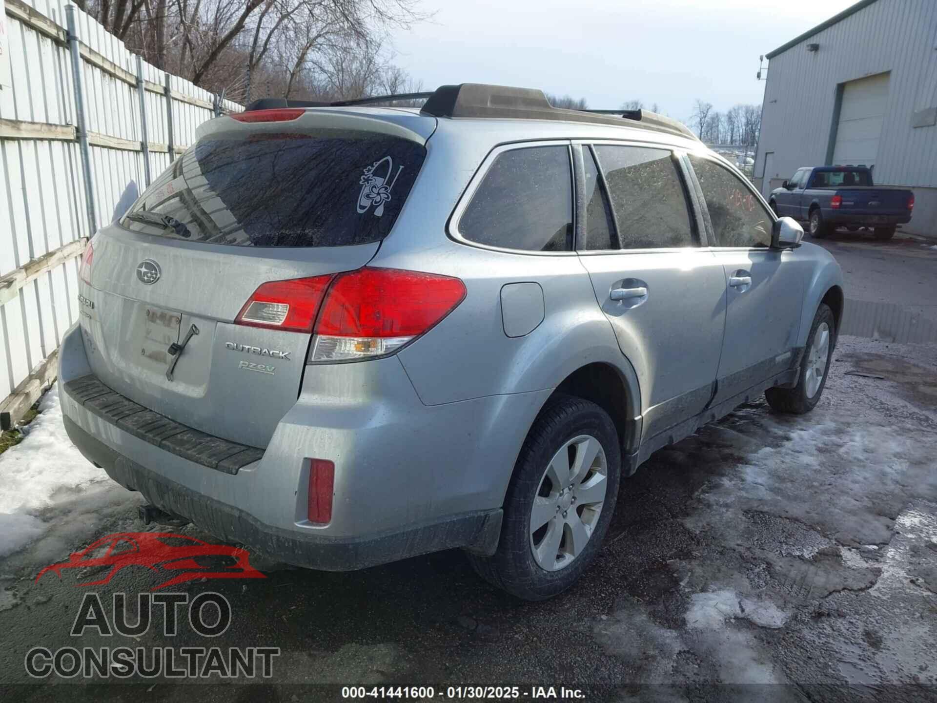 SUBARU OUTBACK 2012 - 4S4BRBCC0C3258131