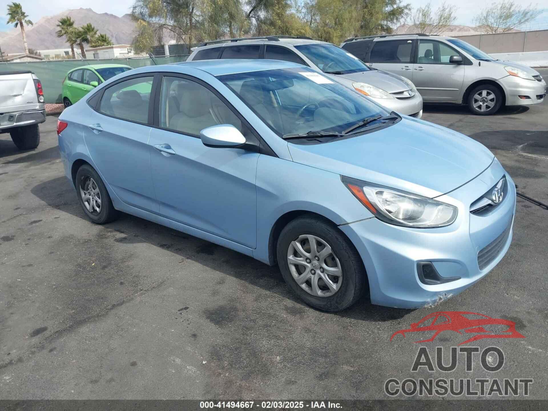 HYUNDAI ACCENT 2012 - KMHCT4AE6CU141878