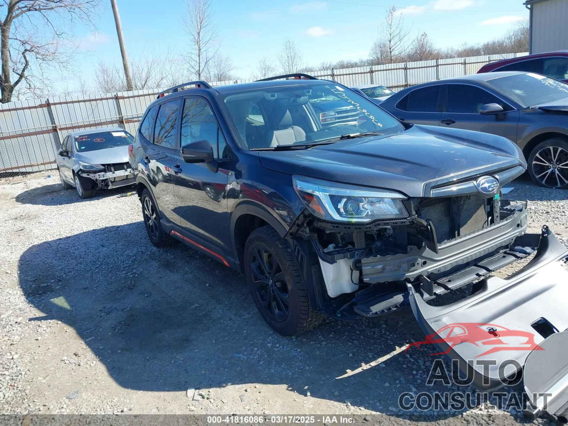 SUBARU FORESTER 2019 - JF2SKAPC7KH543666