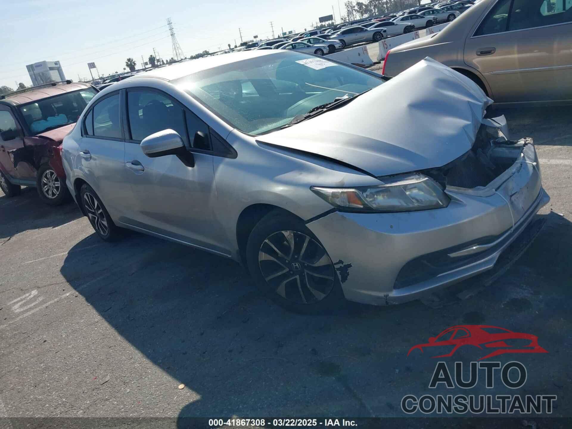 HONDA CIVIC 2013 - 19XFB2F50DE269874
