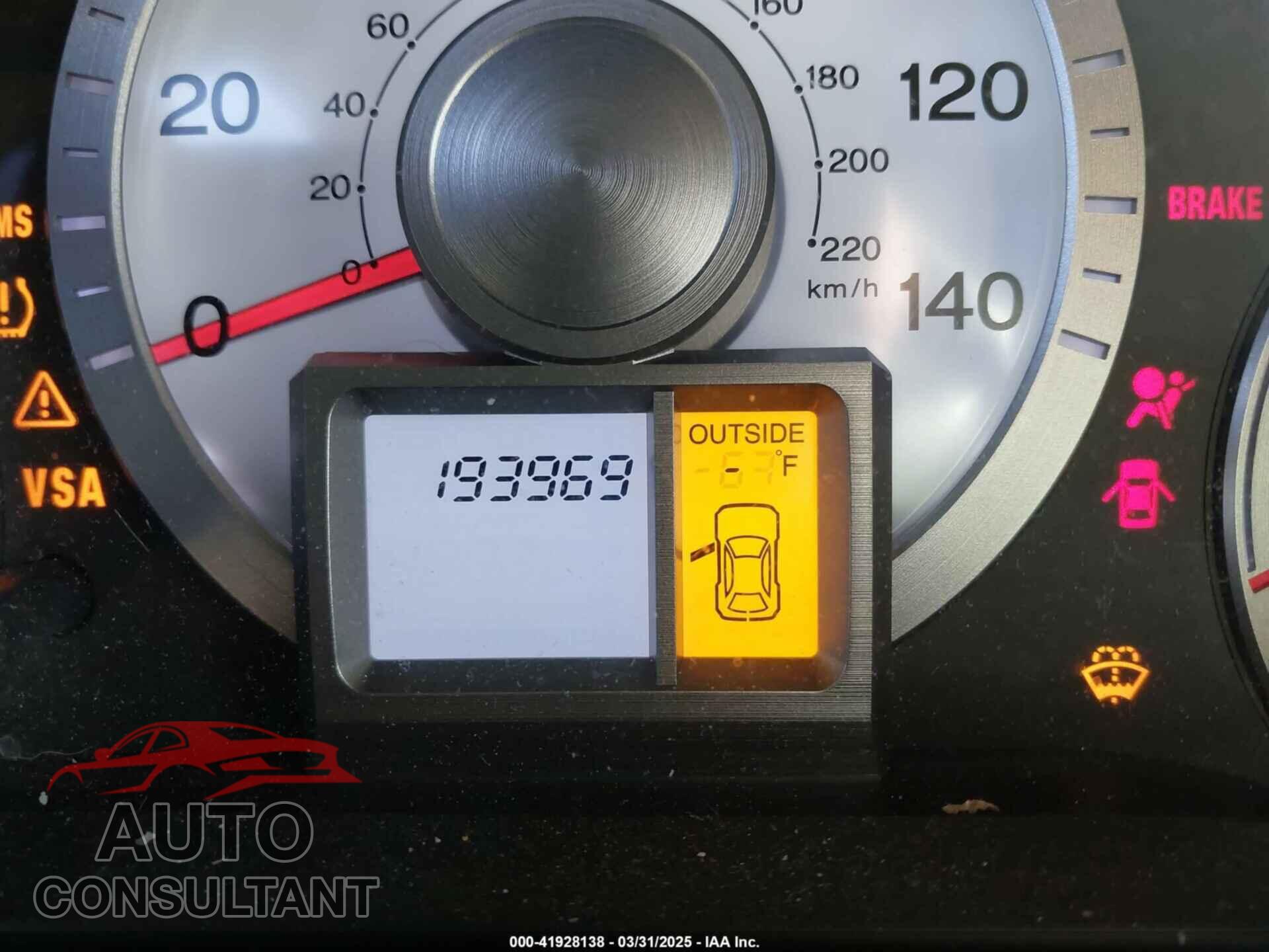 HONDA PILOT 2009 - 5FNYF48559B034121