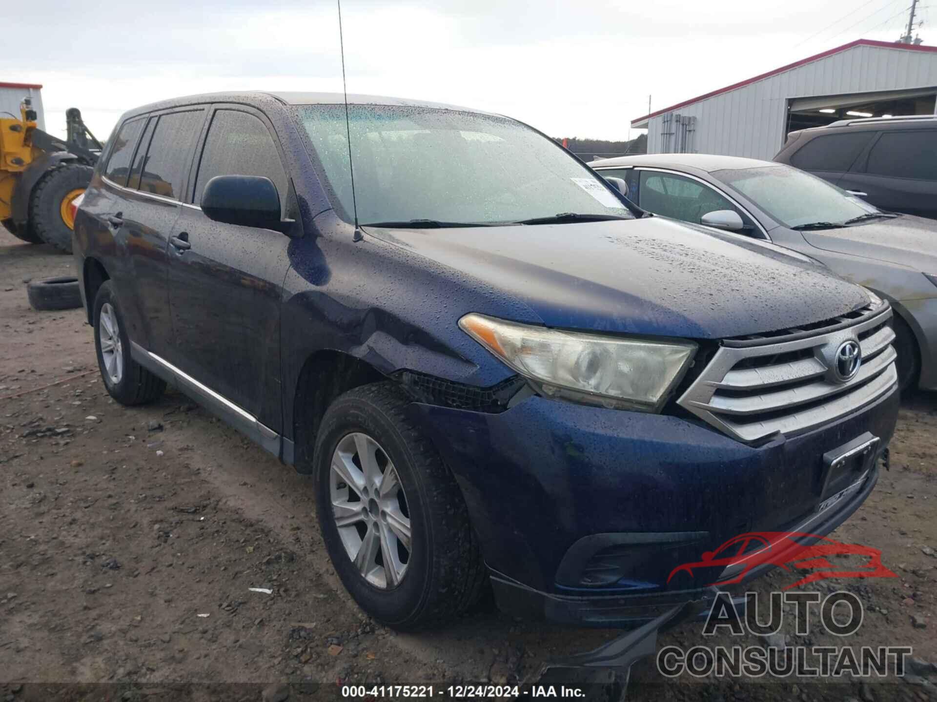 TOYOTA HIGHLANDER 2012 - 5TDZK3EH5CS069687