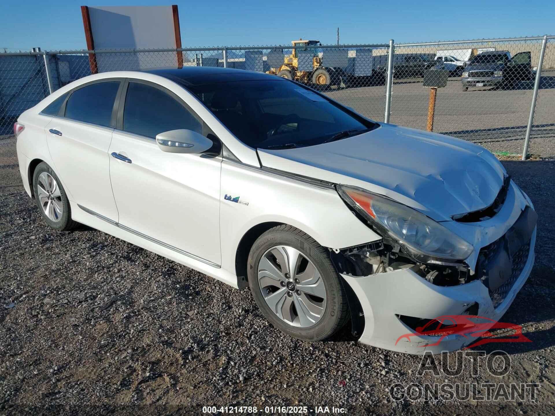 HYUNDAI SONATA HYBRID 2013 - KMHEC4A47DA075599