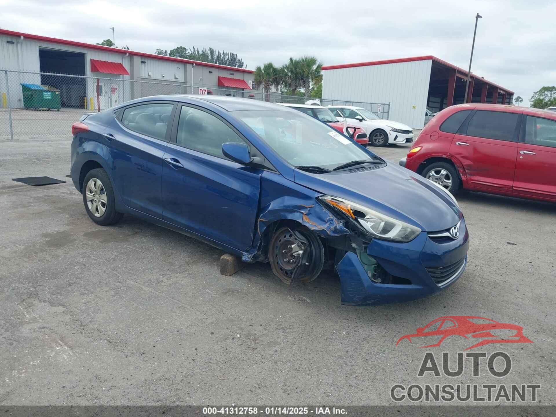 HYUNDAI ELANTRA 2016 - 5NPDH4AE8GH754739