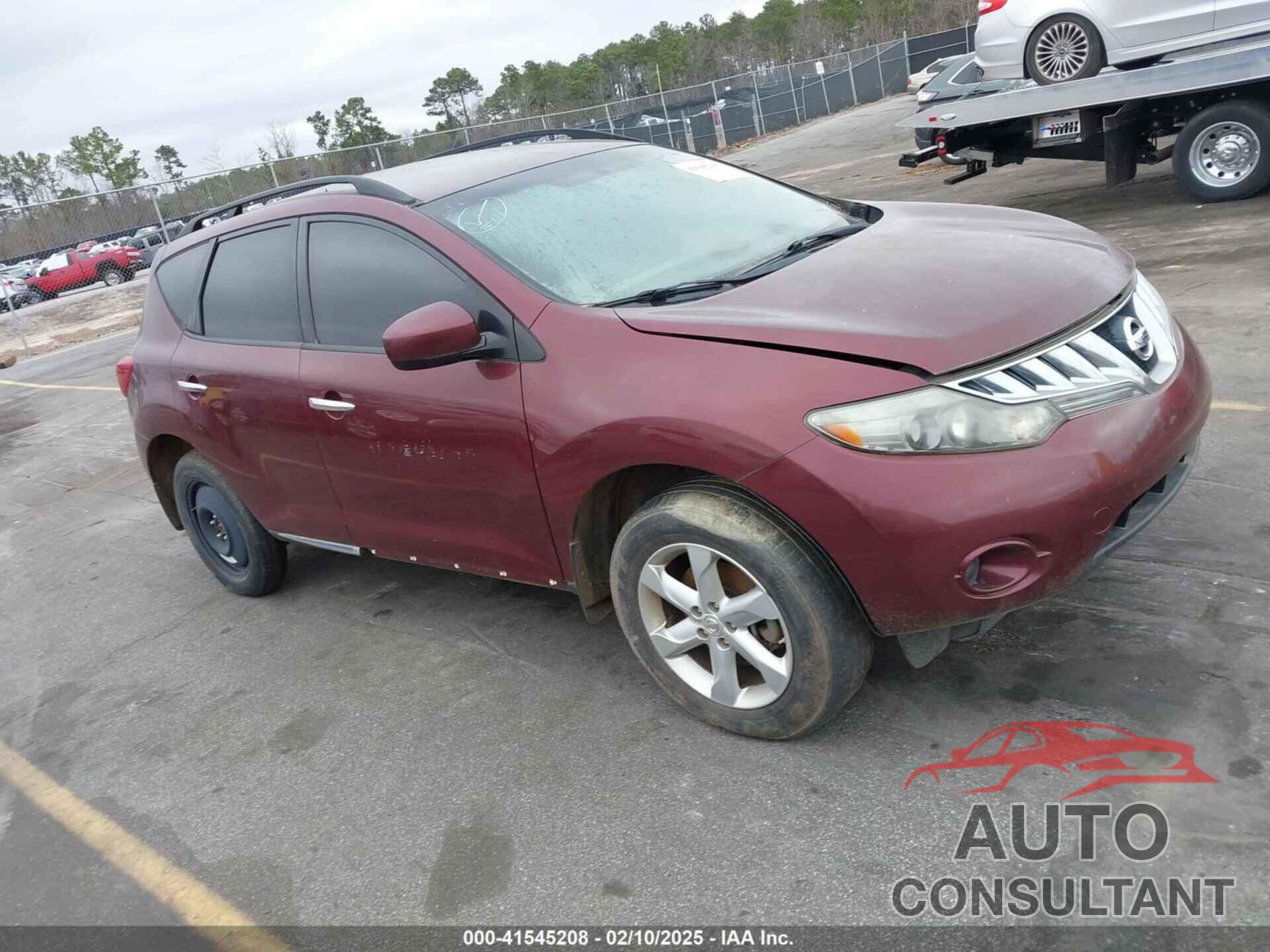 NISSAN MURANO 2009 - JN8AZ18W49W116776