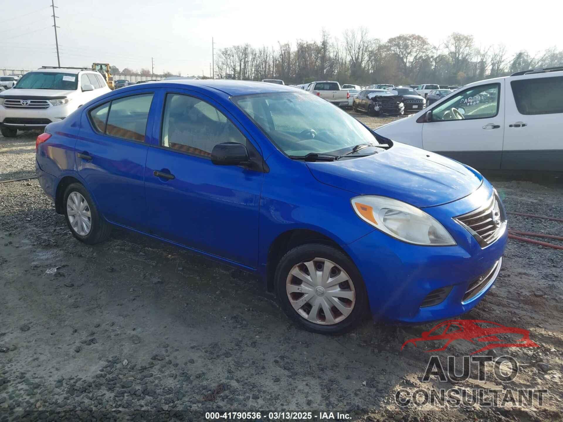 NISSAN VERSA 2012 - 3N1CN7AP9CL834121