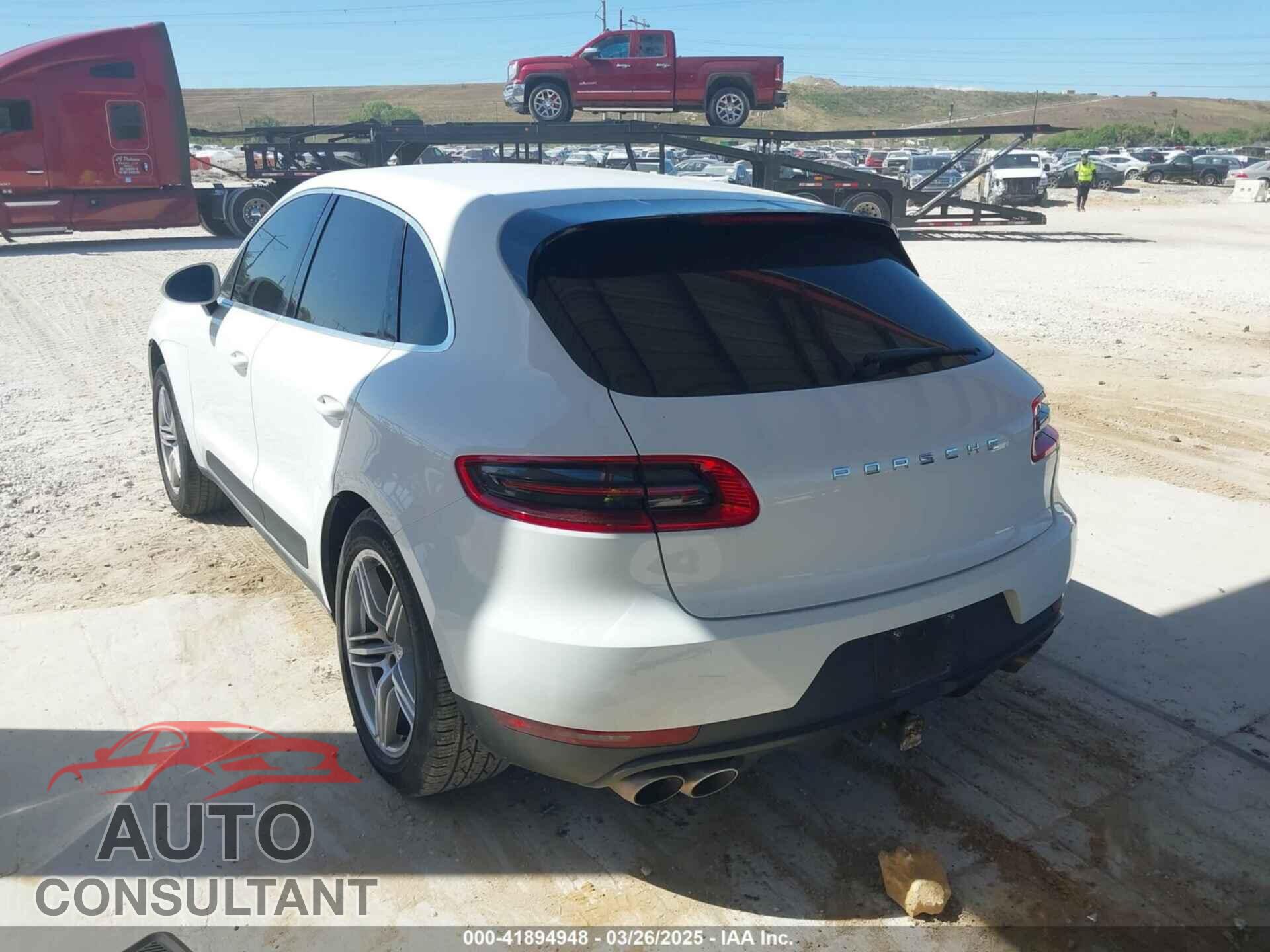 PORSCHE MACAN 2016 - WP1AB2A57GLB54166