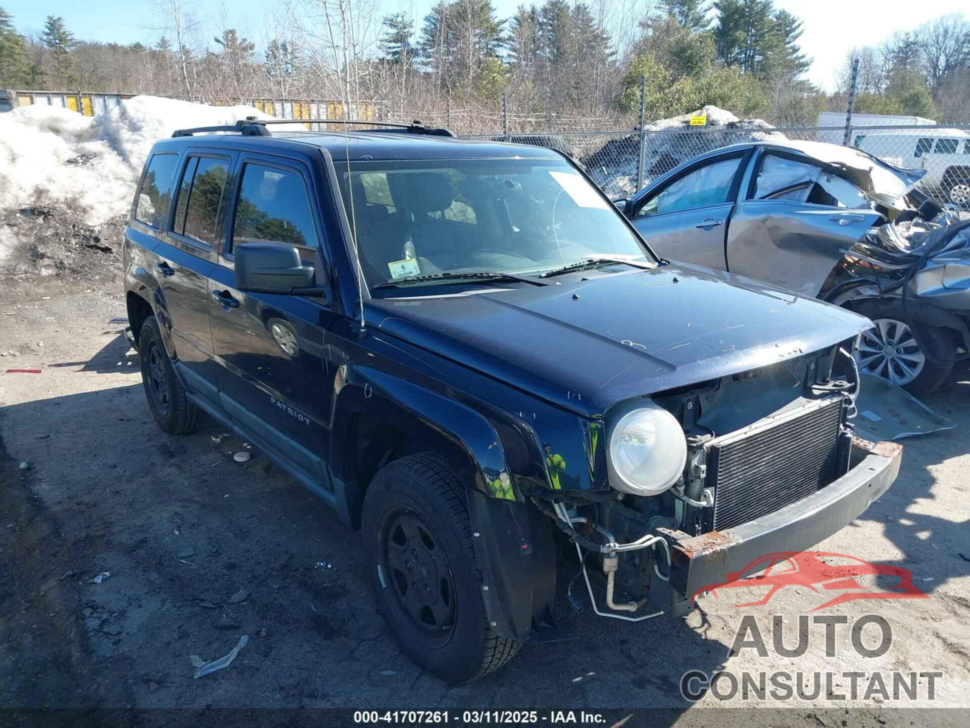JEEP PATRIOT 2011 - 1J4NF1GB0BD180281