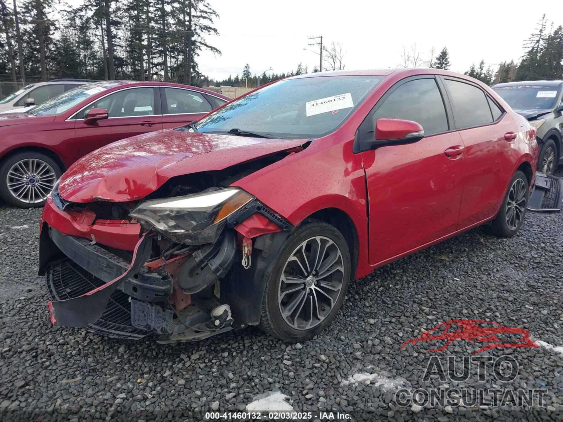 TOYOTA COROLLA 2016 - 5YFBURHE1GP396800