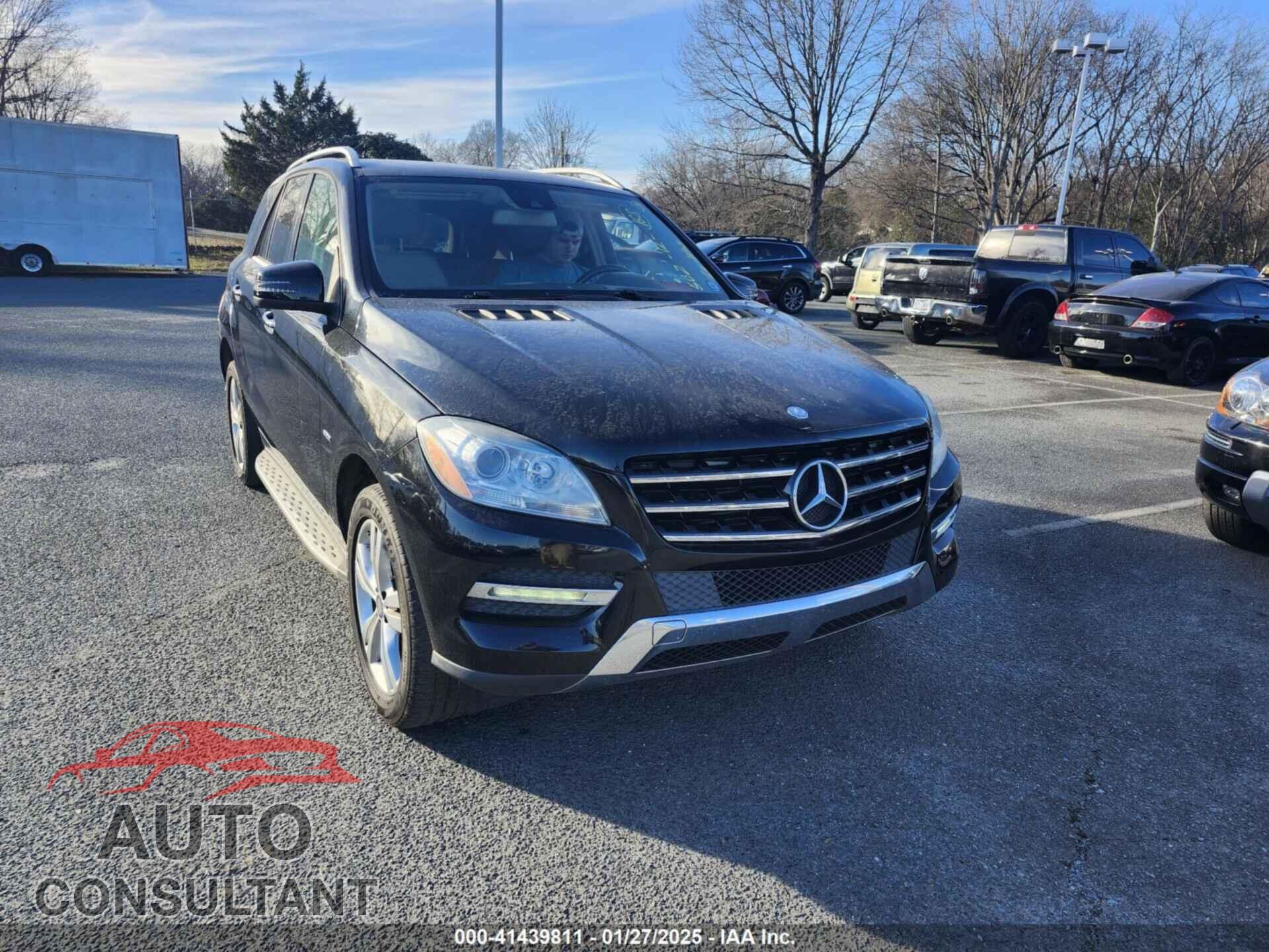 MERCEDES-BENZ ML 2012 - 4JGDA2EB6CA063618