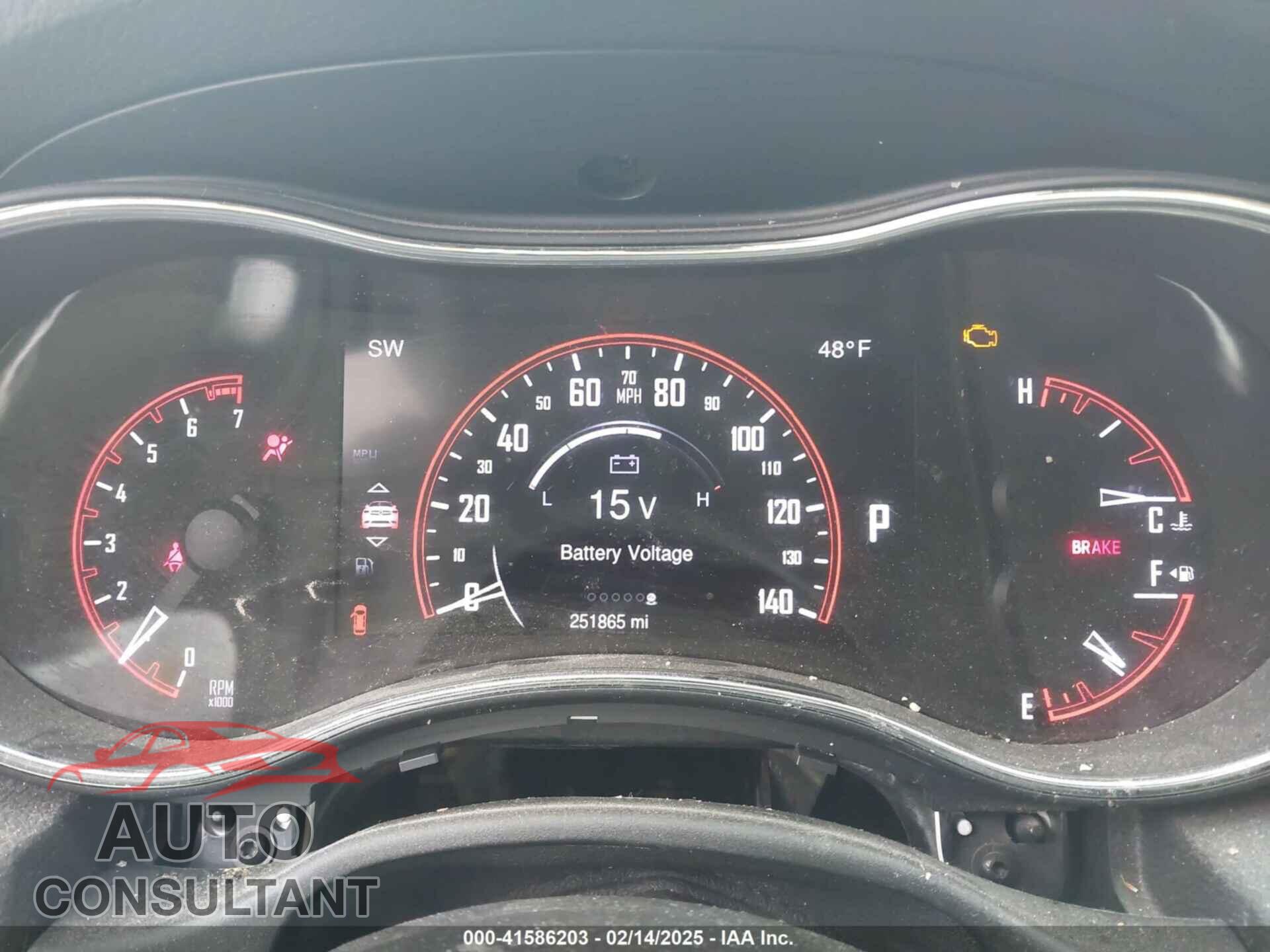 DODGE DURANGO 2015 - 1C4RDJAG9FC245626