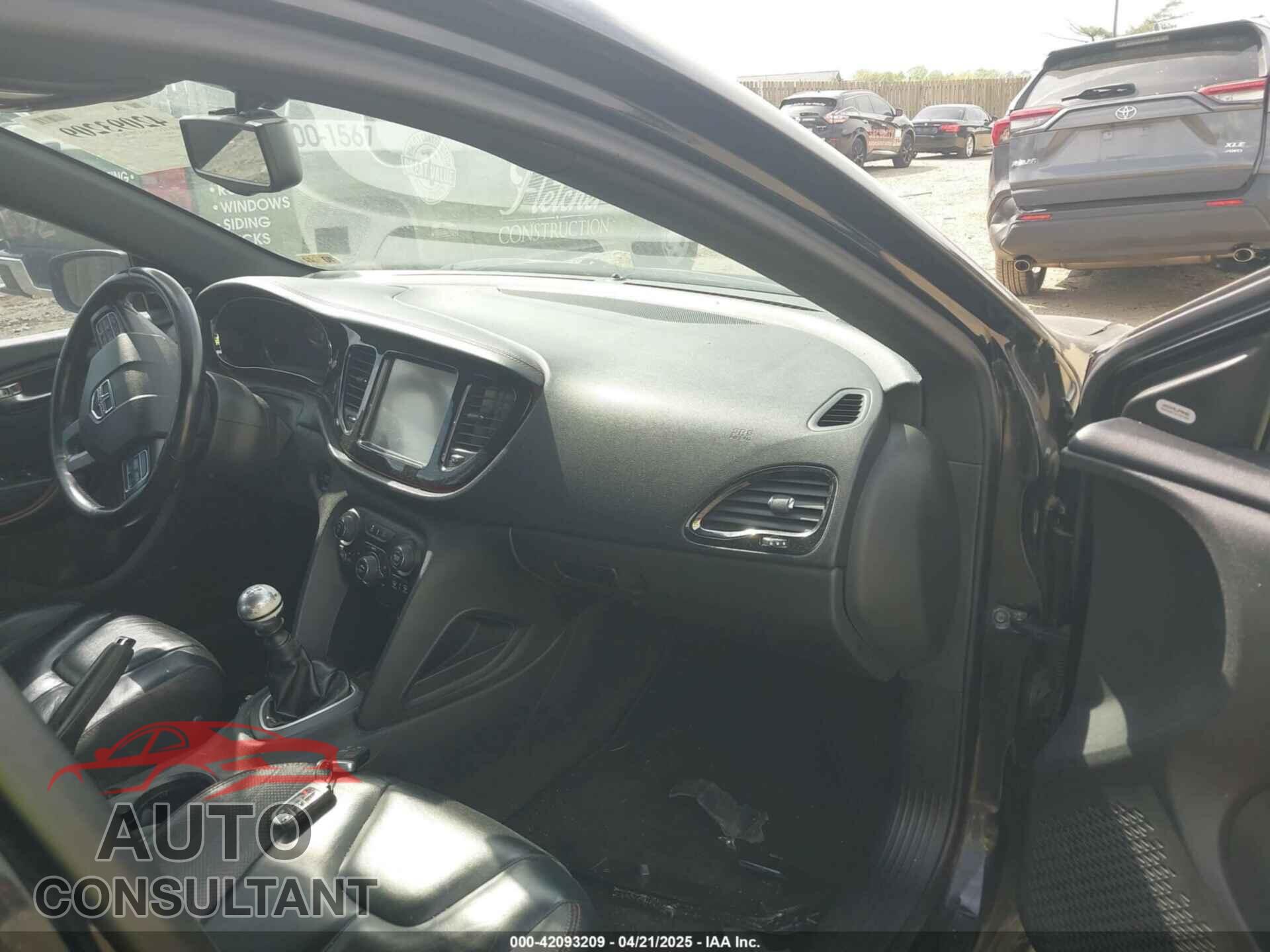DODGE DART 2014 - 1C3CDFEB9ED748006