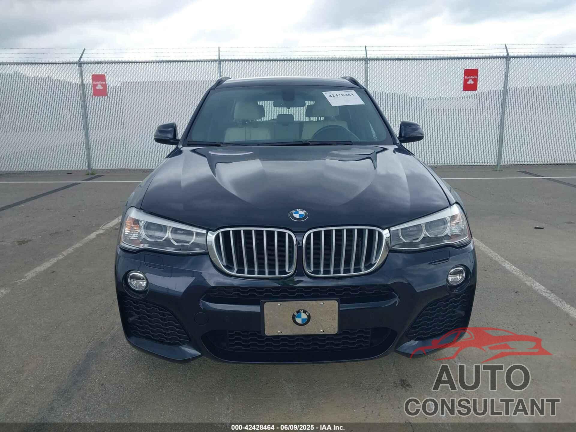 BMW X3 2015 - 5UXWX9C50F0D47498