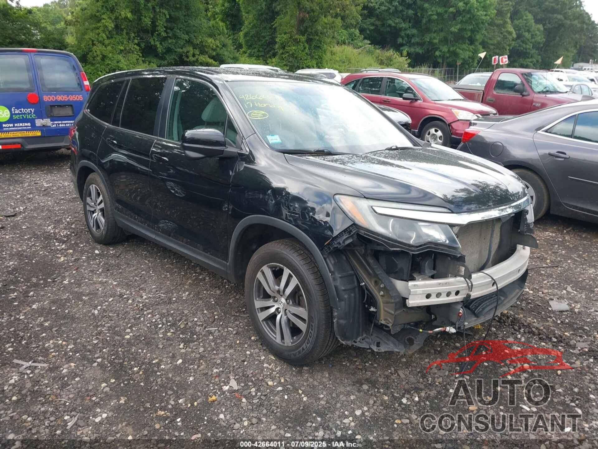 HONDA PILOT 2017 - 5FNYF6H56HB048961