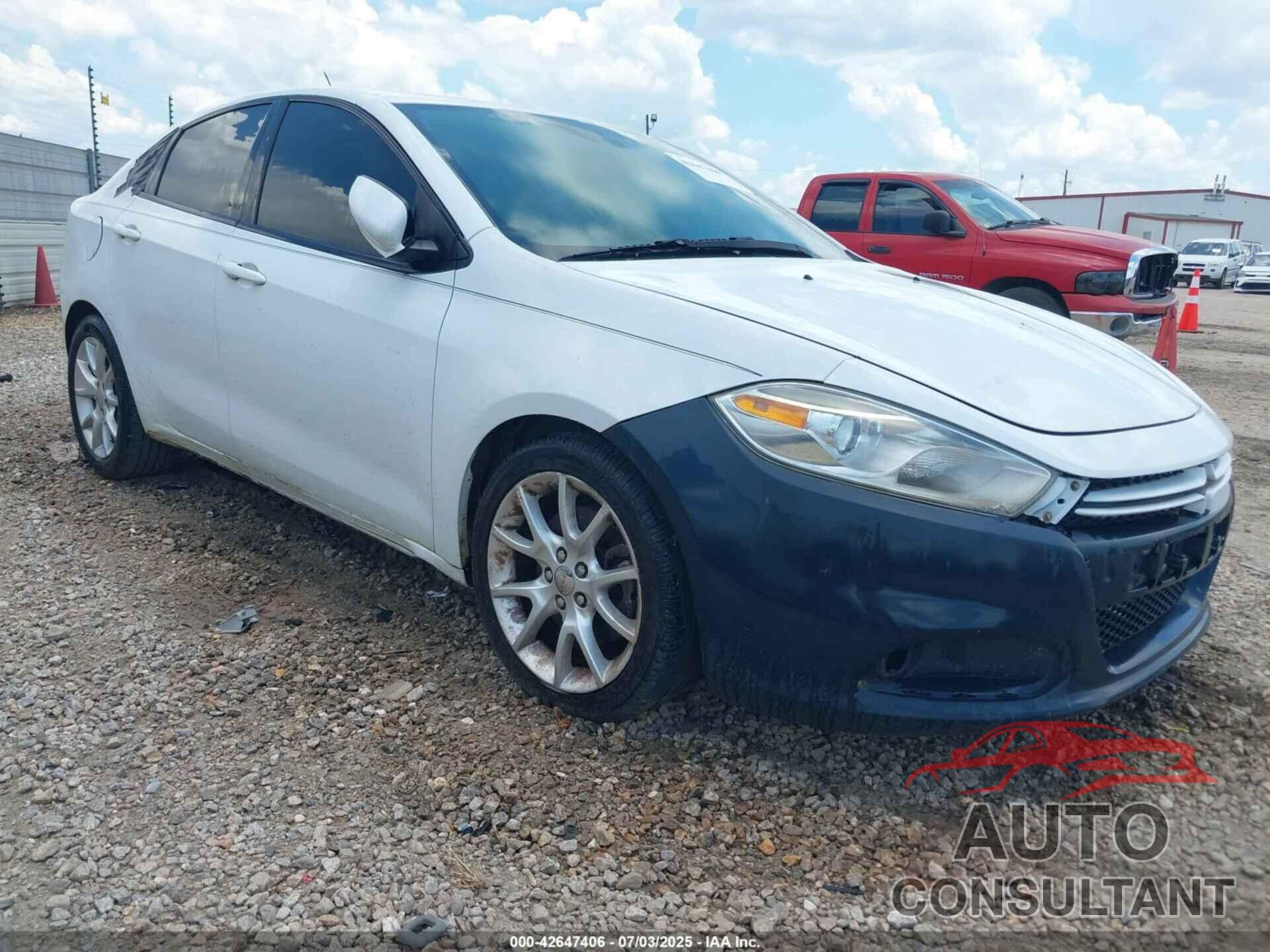 DODGE DART 2013 - 1C3CDFBA3DD170494