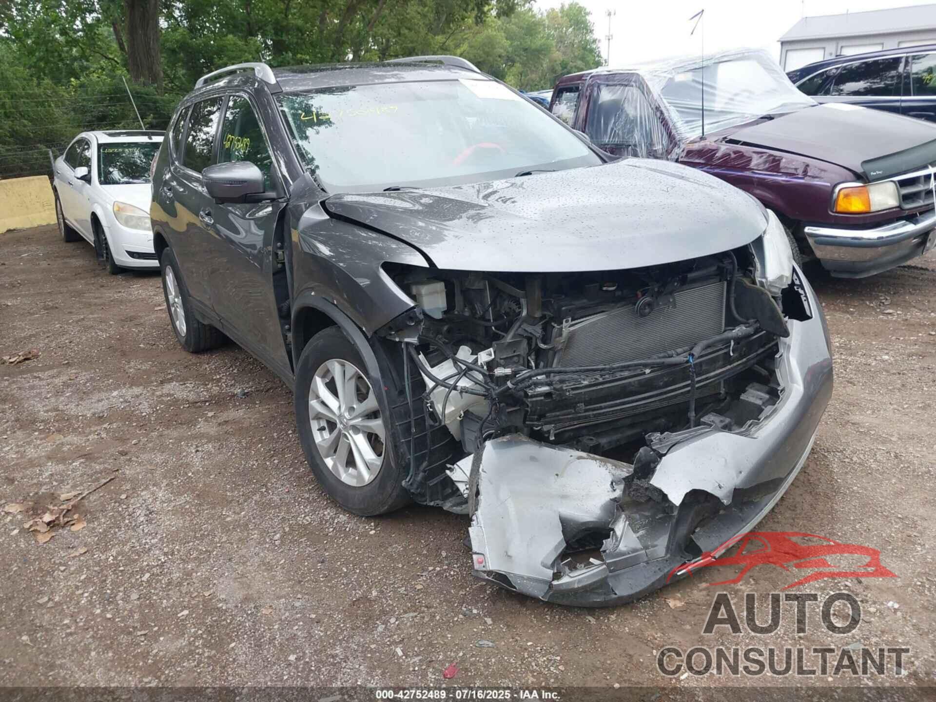 NISSAN ROGUE 2016 - 5N1AT2MV6GC847719