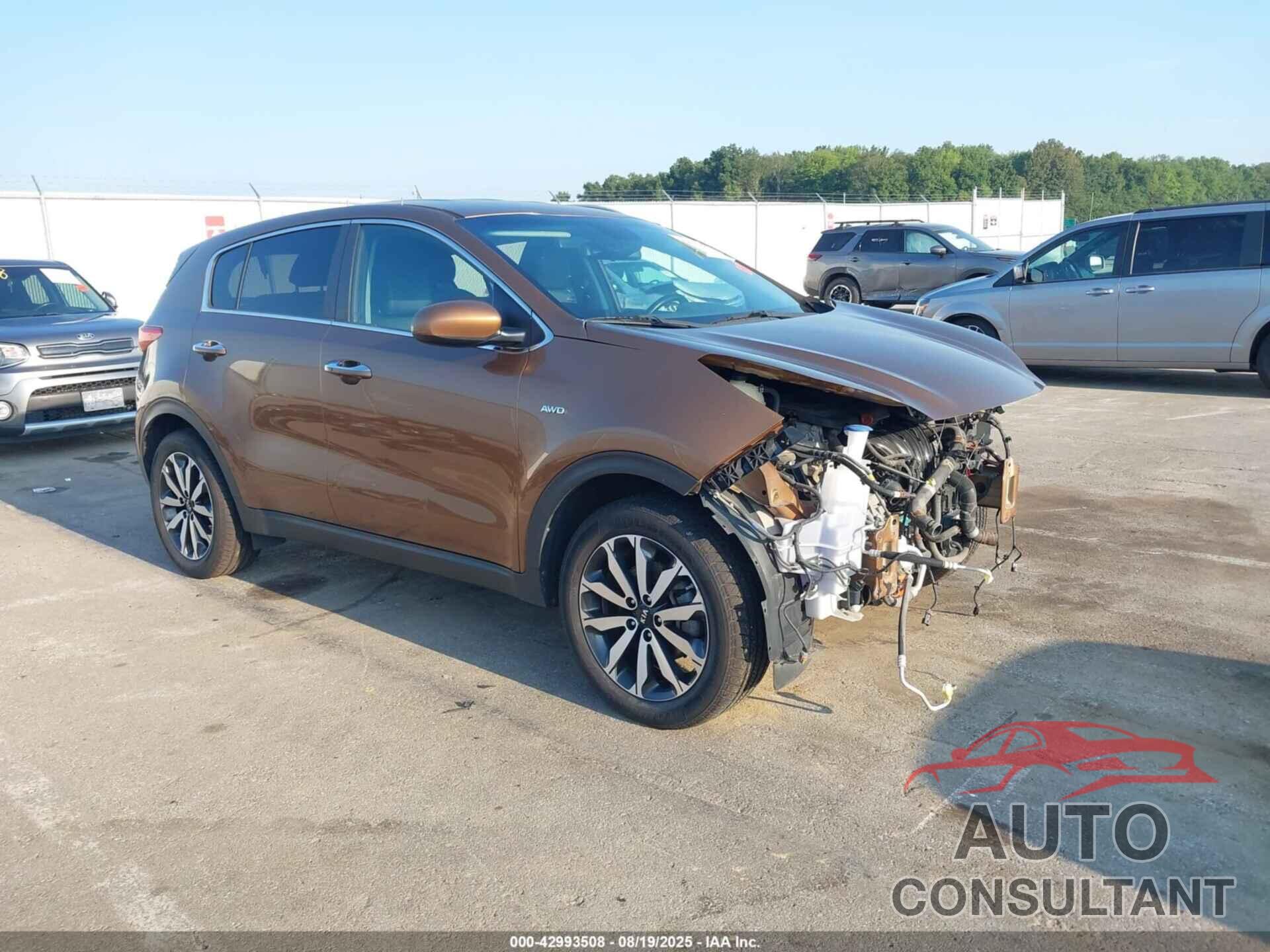 KIA SPORTAGE 2017 - KNDPNCACXH7112494