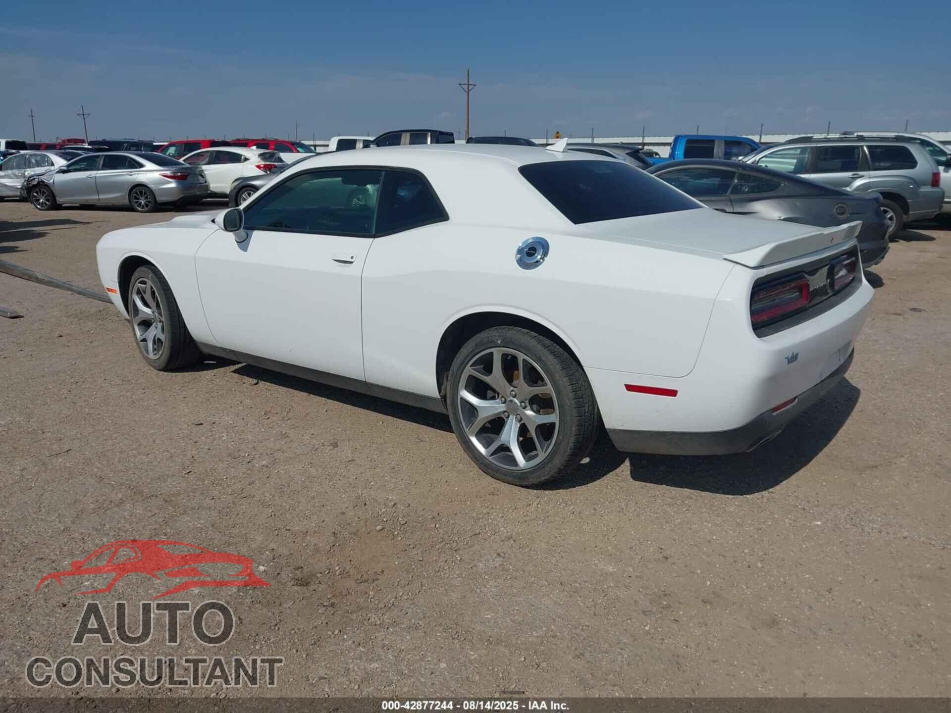 DODGE CHALLENGER 2016 - 2C3CDZAG2GH326314