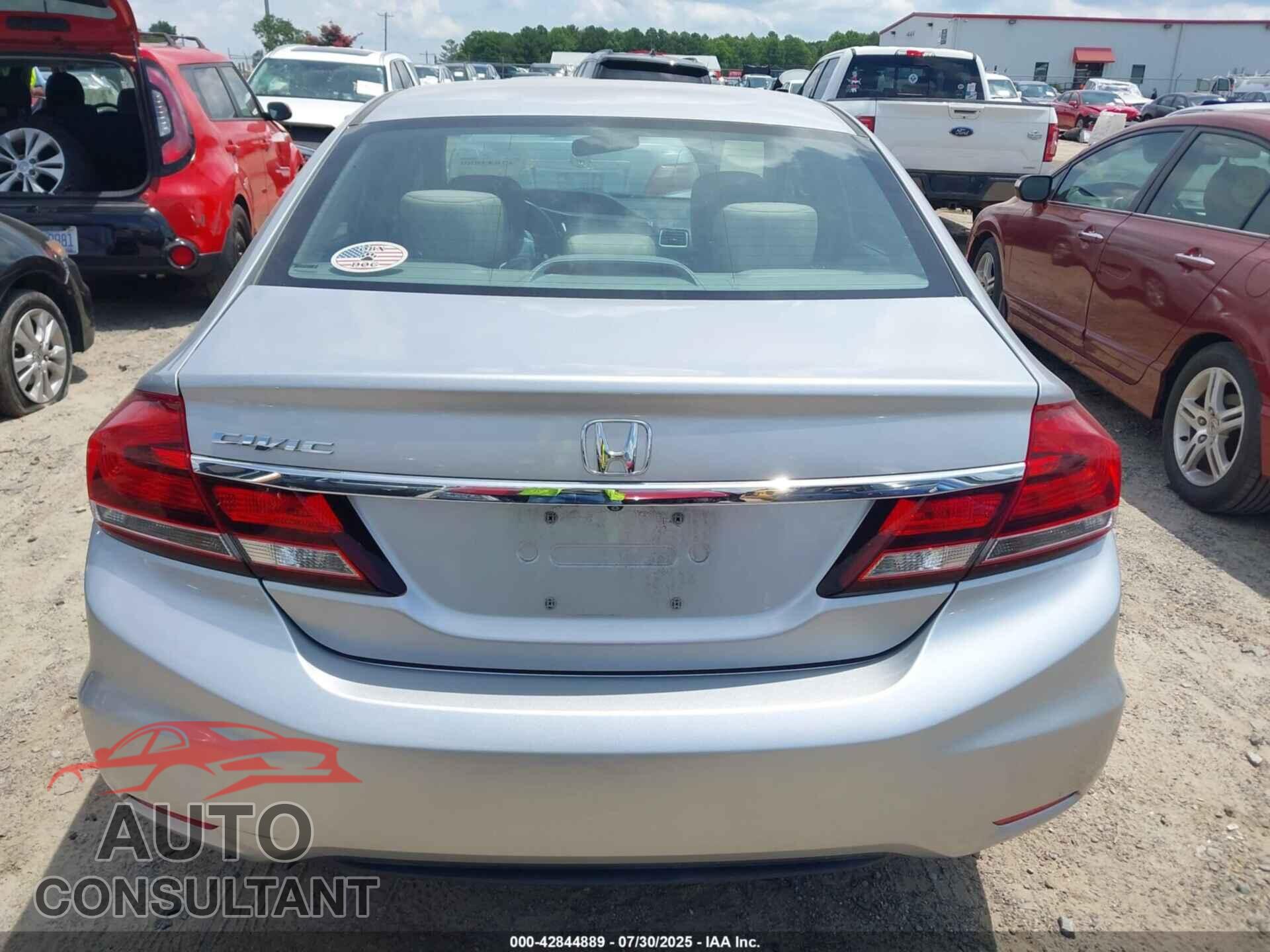 HONDA CIVIC 2013 - 19XFB2F83DE088696