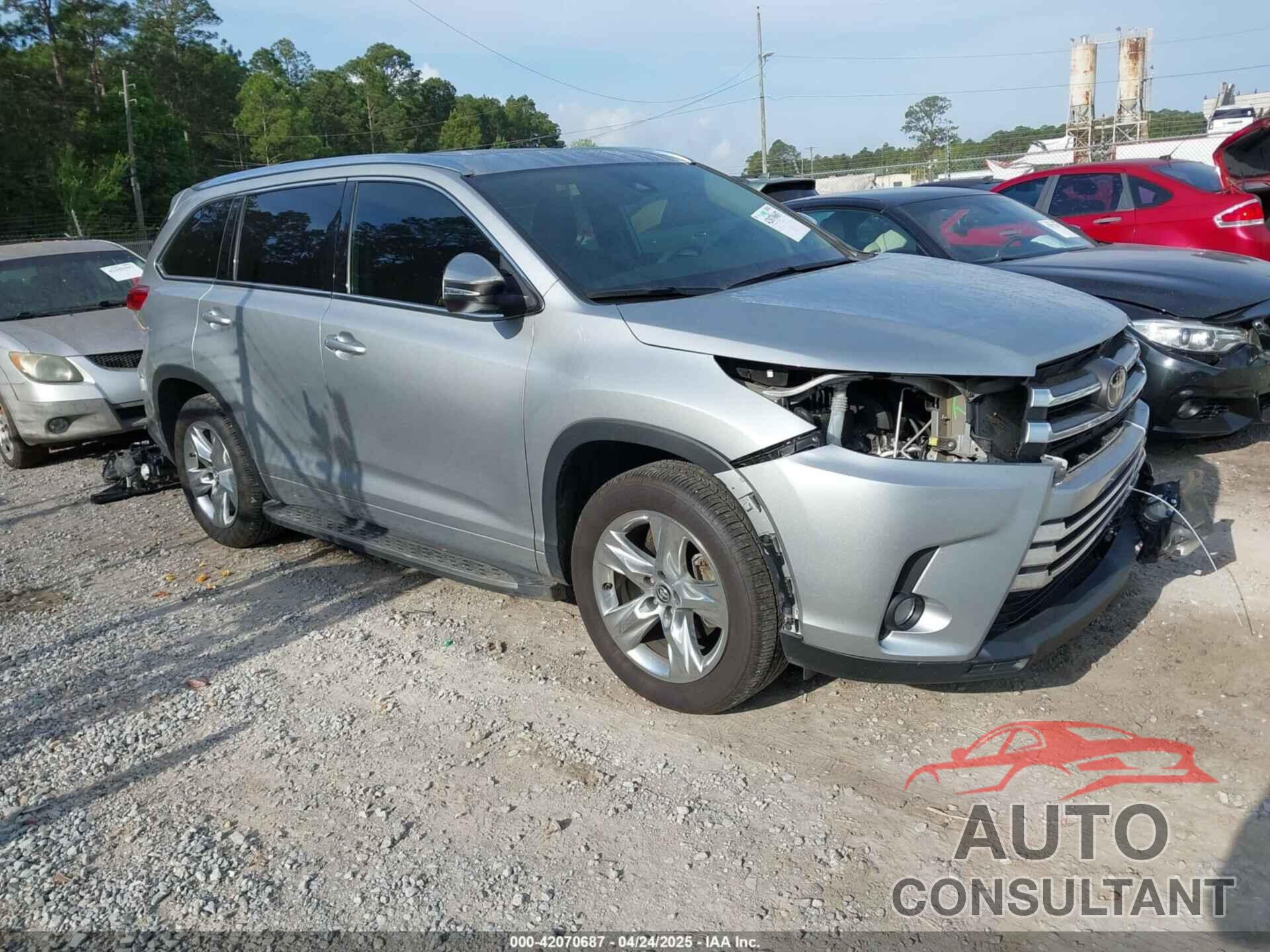 TOYOTA HIGHLANDER 2018 - 5TDYZRFH3JS252415