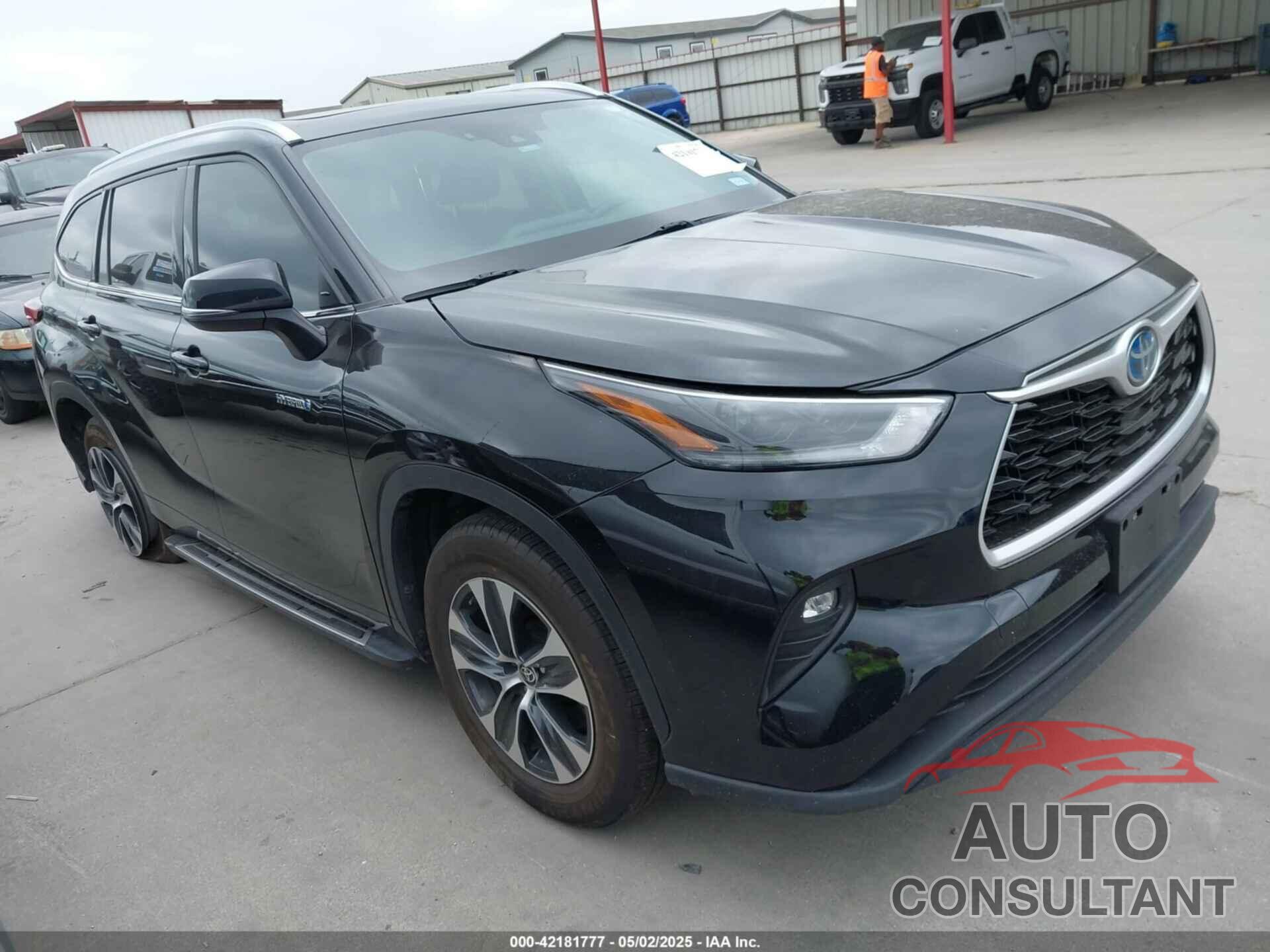 TOYOTA HIGHLANDER 2021 - 5TDGARAH6MS504009