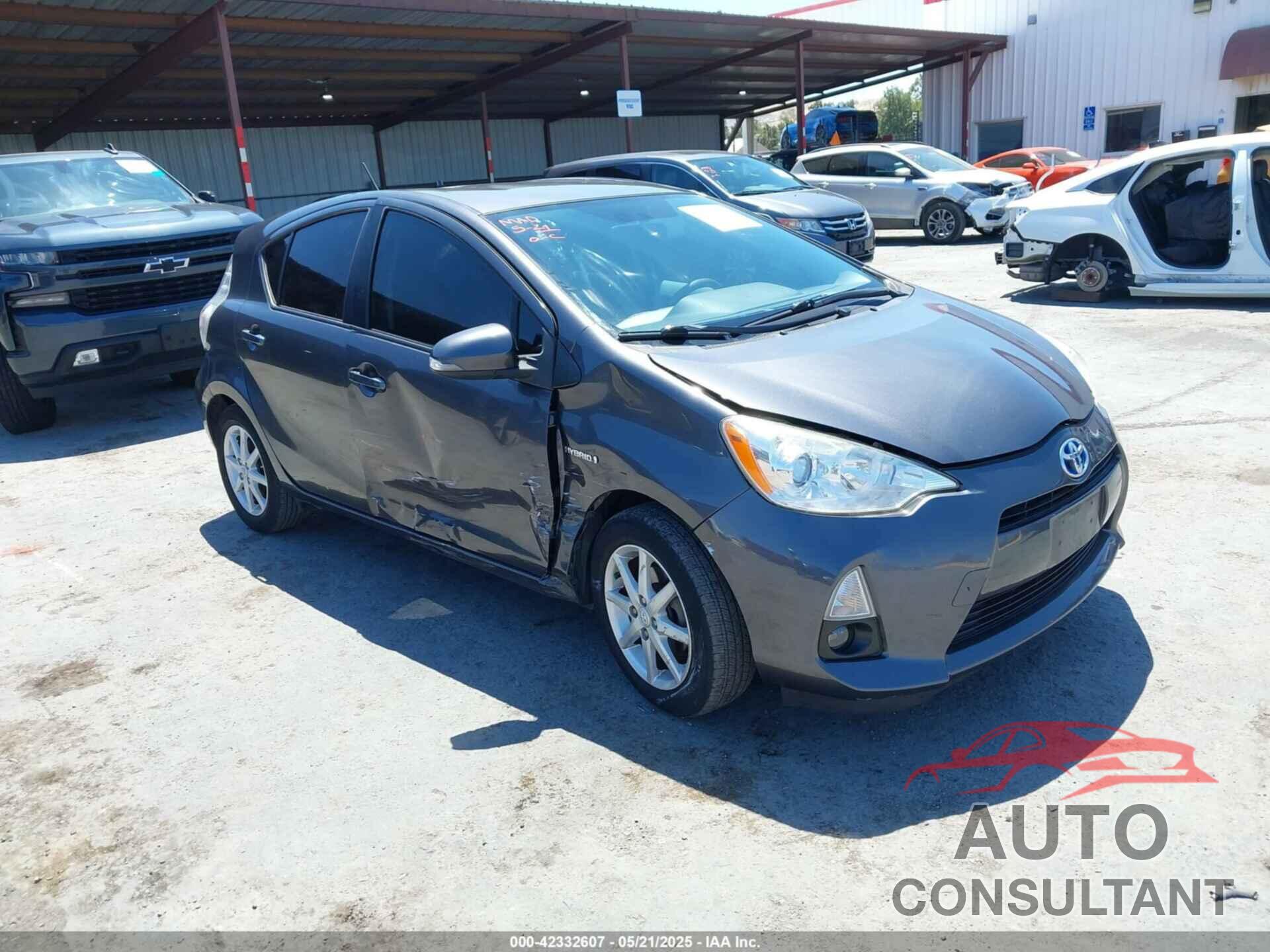 TOYOTA PRIUS C 2012 - JTDKDTB34C1015136