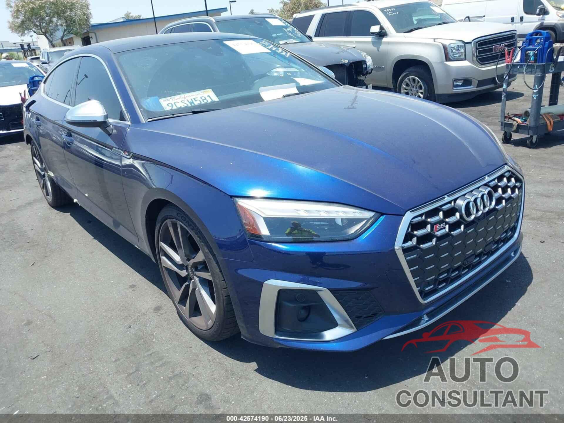 AUDI S5 SPORTBACK 2022 - WAUA4CF57NA033332