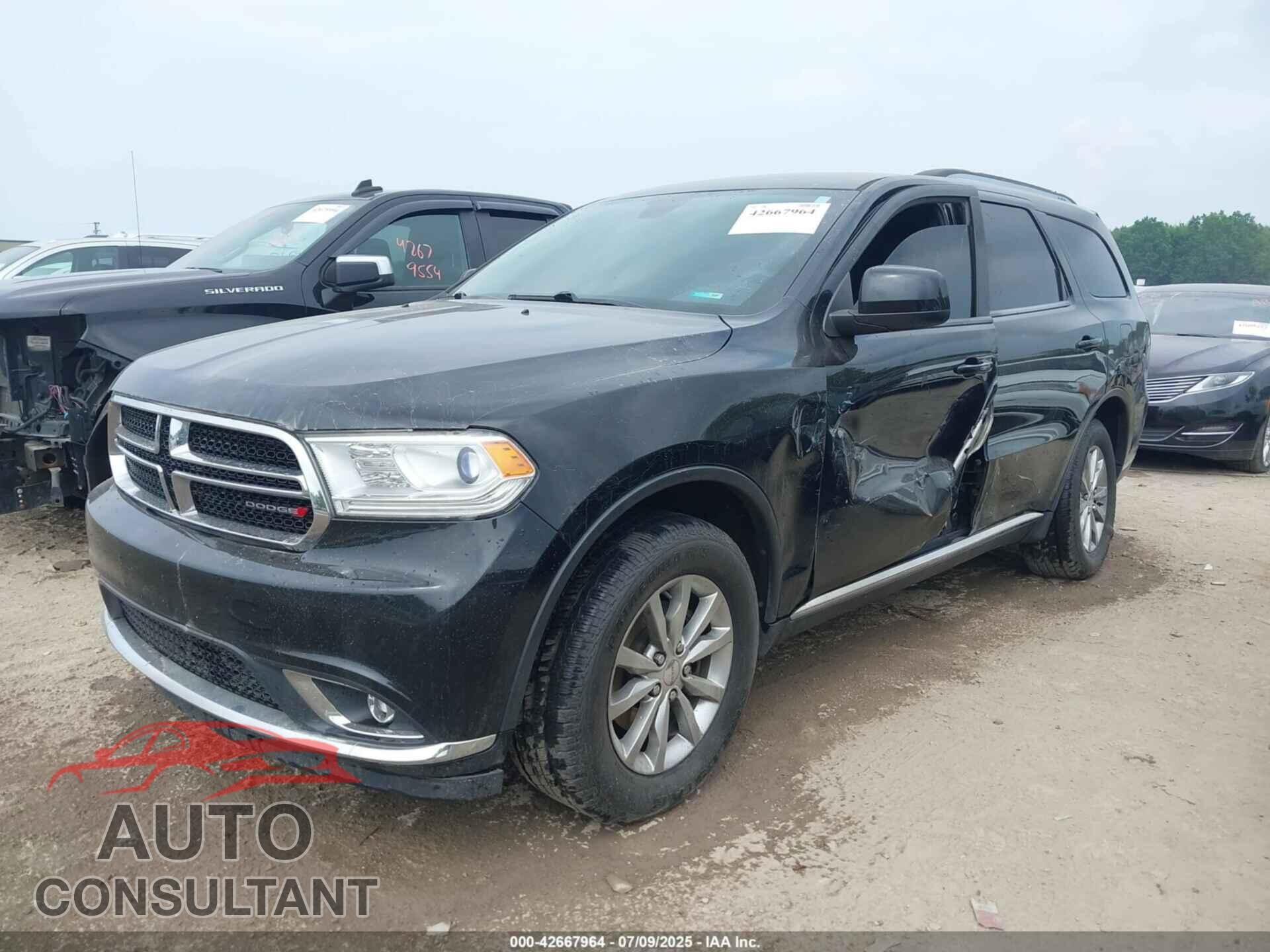 DODGE DURANGO 2017 - 1C4RDJAG7HC747876
