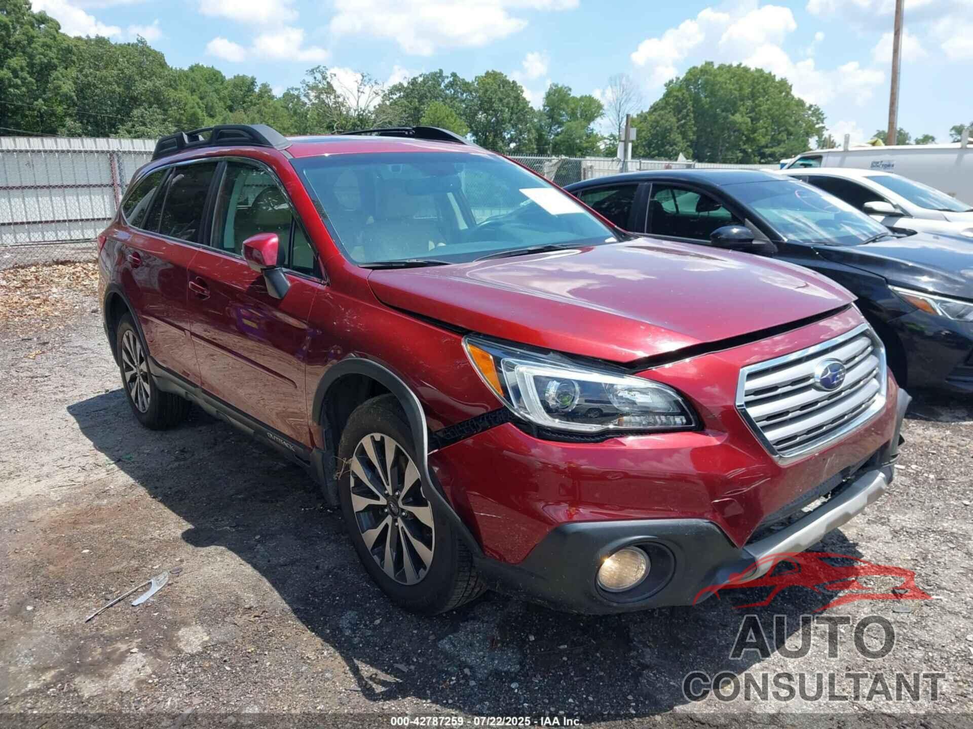 SUBARU OUTBACK 2015 - 4S4BSBNC8F3345183