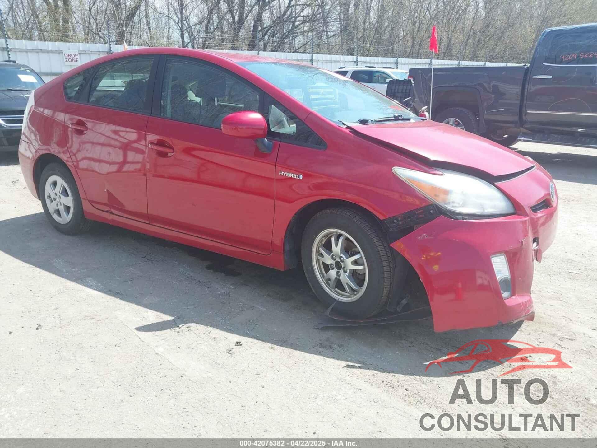 TOYOTA PRIUS 2010 - JTDKN3DU7A1004471