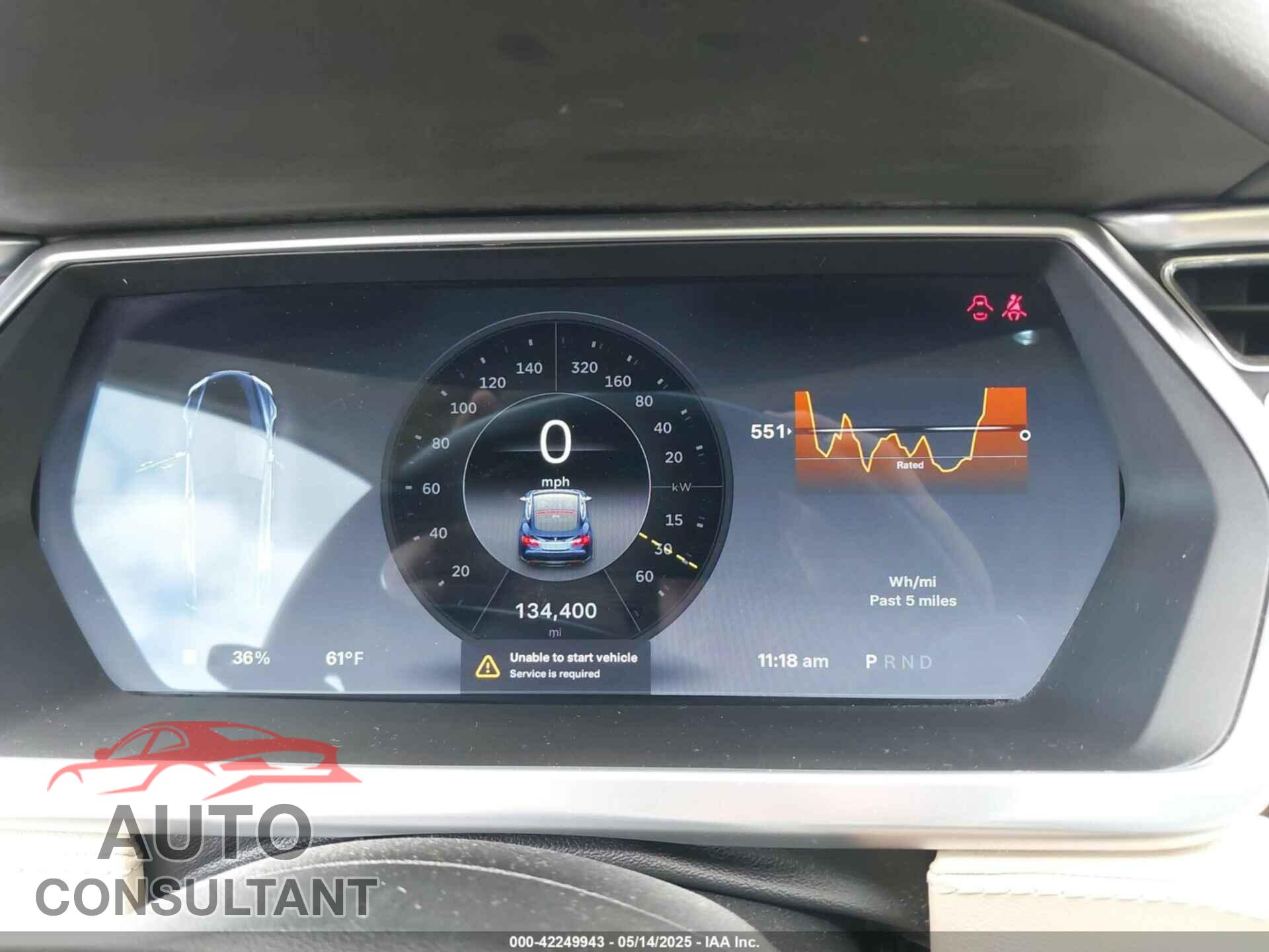TESLA MODEL S 2013 - 5YJSA1CN1DFP05559