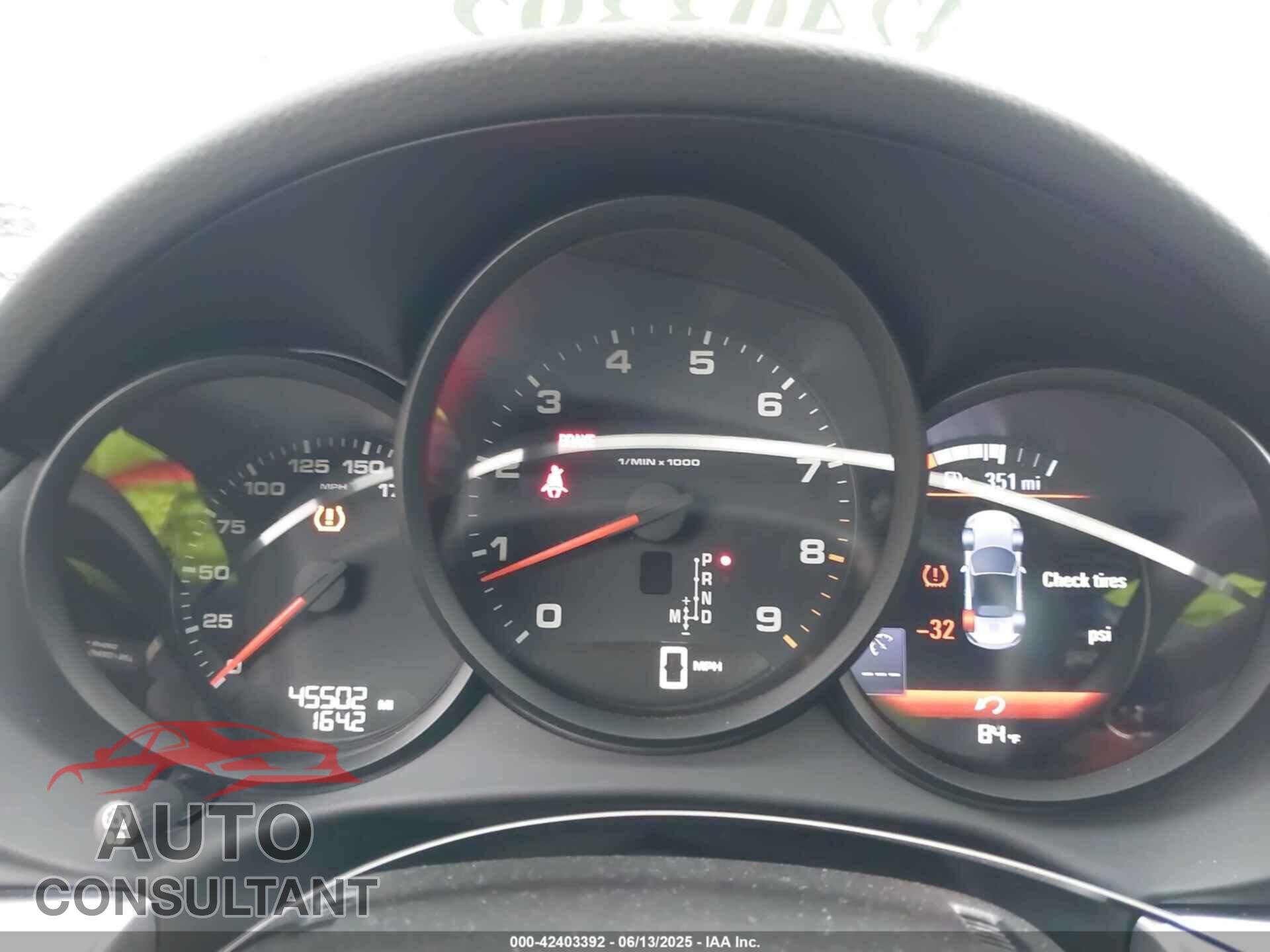 PORSCHE BOXSTER 2016 - WP0CA2A80GS120809