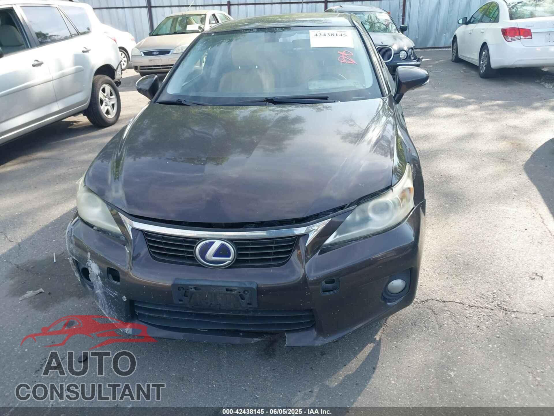 LEXUS CT 200H 2013 - JTHKD5BH3D2164672