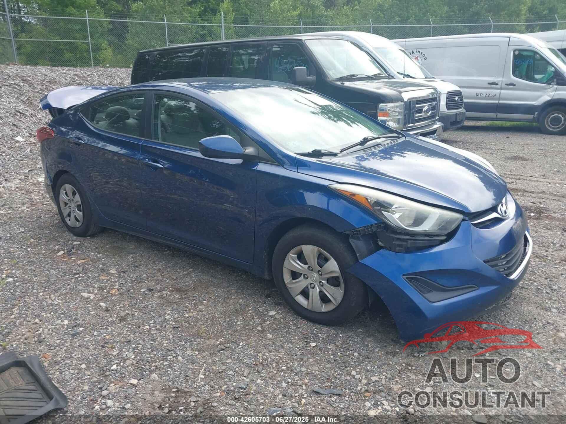 HYUNDAI ELANTRA 2016 - 5NPDH4AE7GH664692