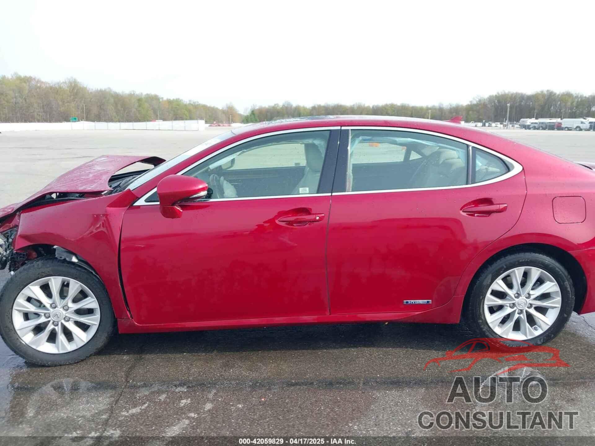 LEXUS ES 300H 2013 - JTHBW1GG4D2005498
